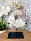 Rutilated, Dendritic Agate slab