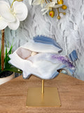 Amethyst Agate Fish Carving