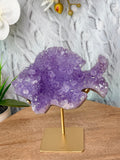 Amethyst Agate Fish Carving