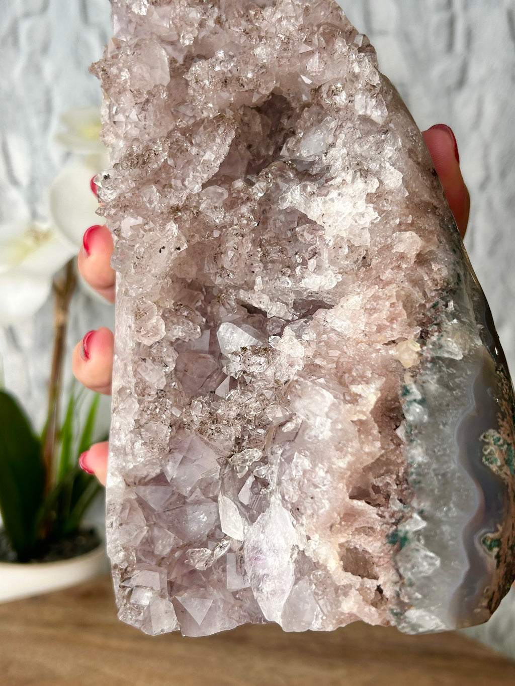 HQ Amethyst Freeform w/Jasper