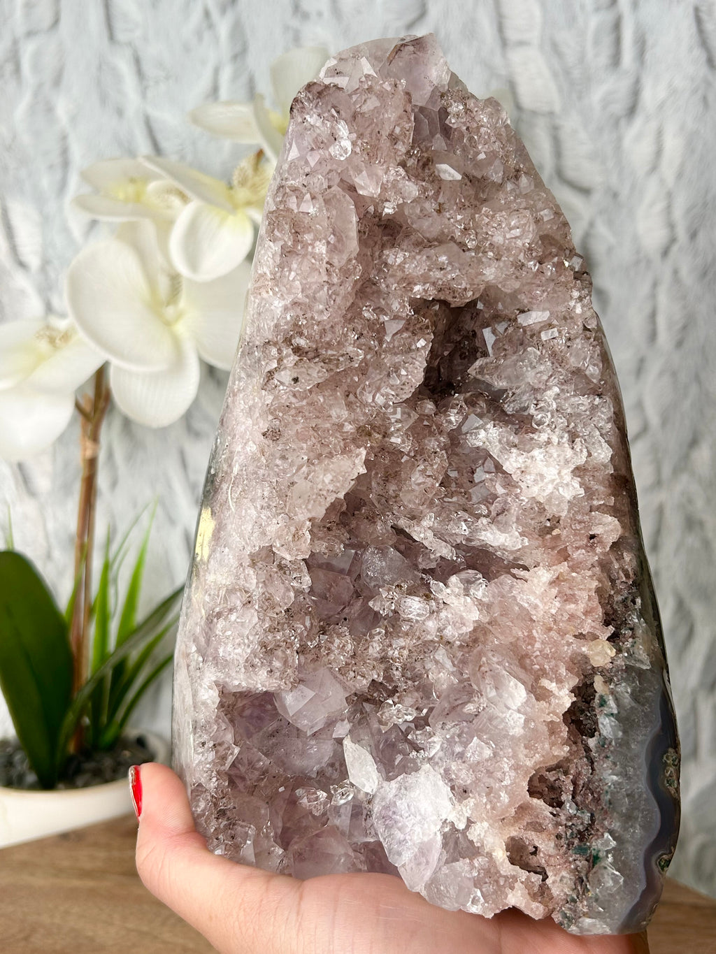 HQ Amethyst Freeform w/Jasper