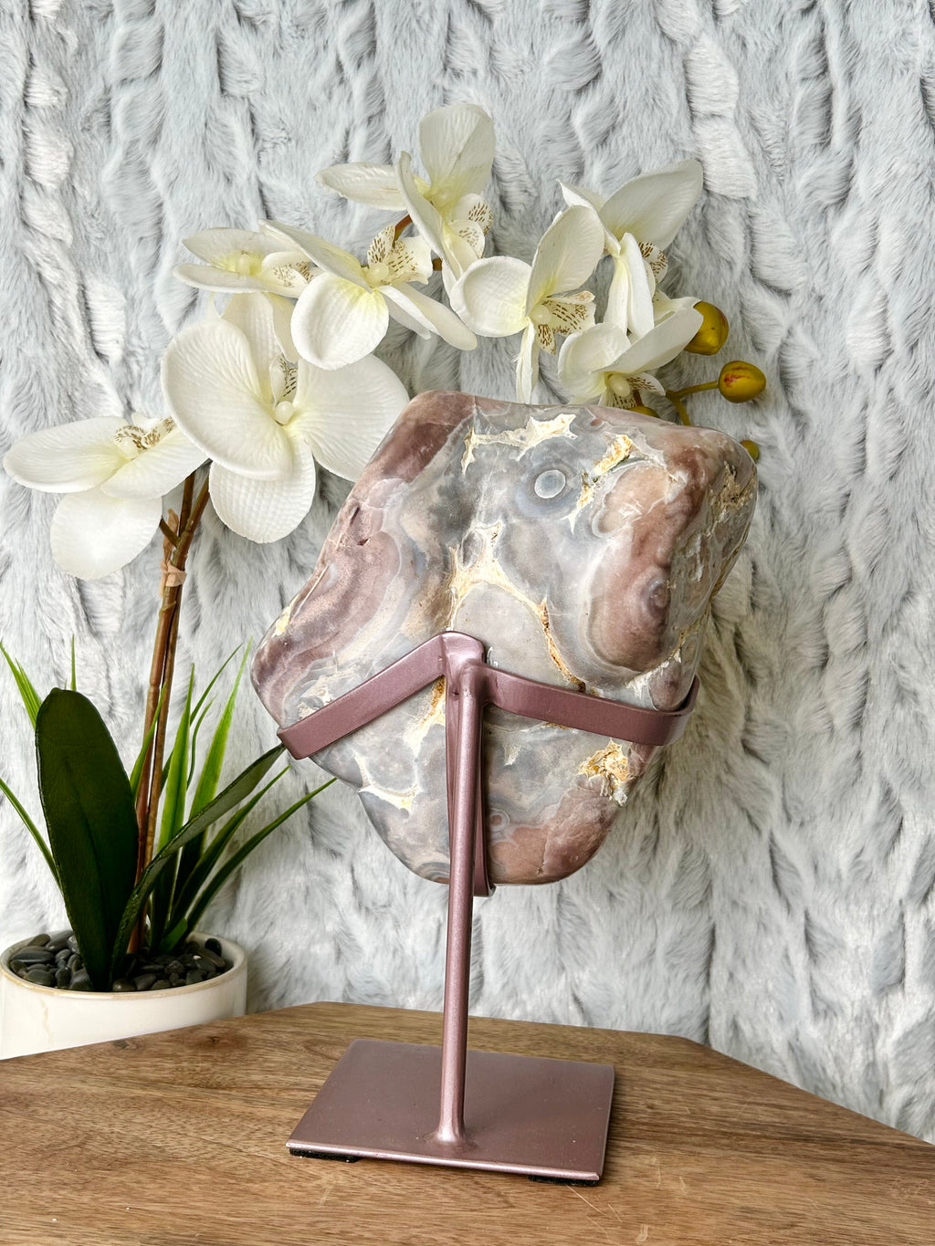 HQ Botryoidal Pink Amethyst Freeform