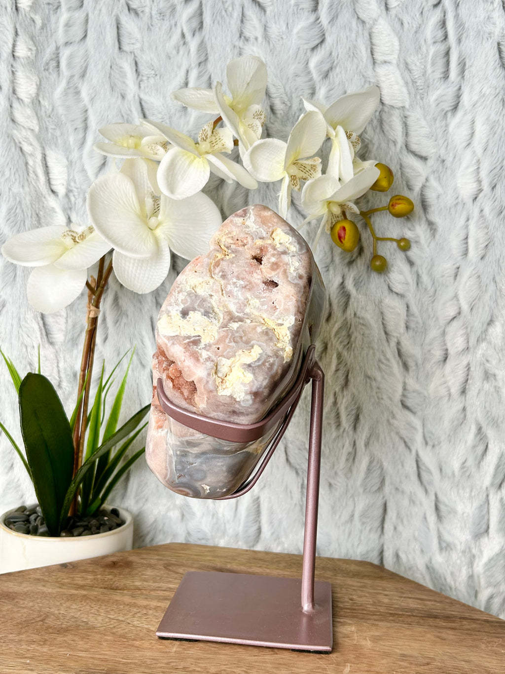 HQ Botryoidal Pink Amethyst Freeform