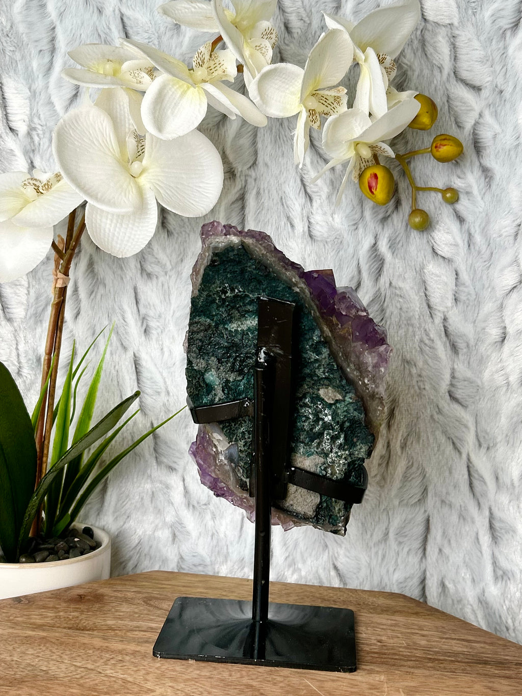 Deep Purple Amethyst cluster