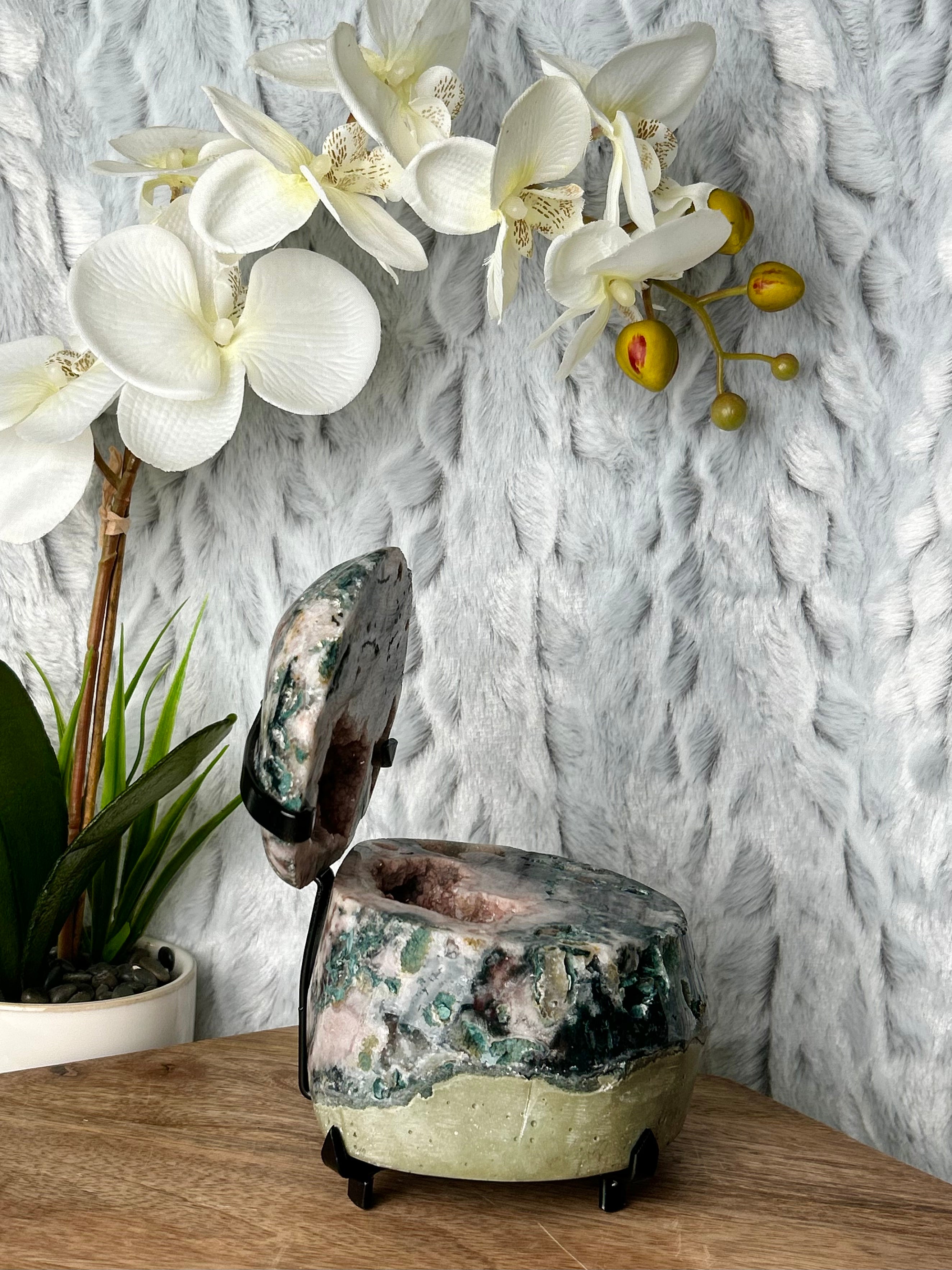 Pink Amethyst and Jasper Jewelry Box