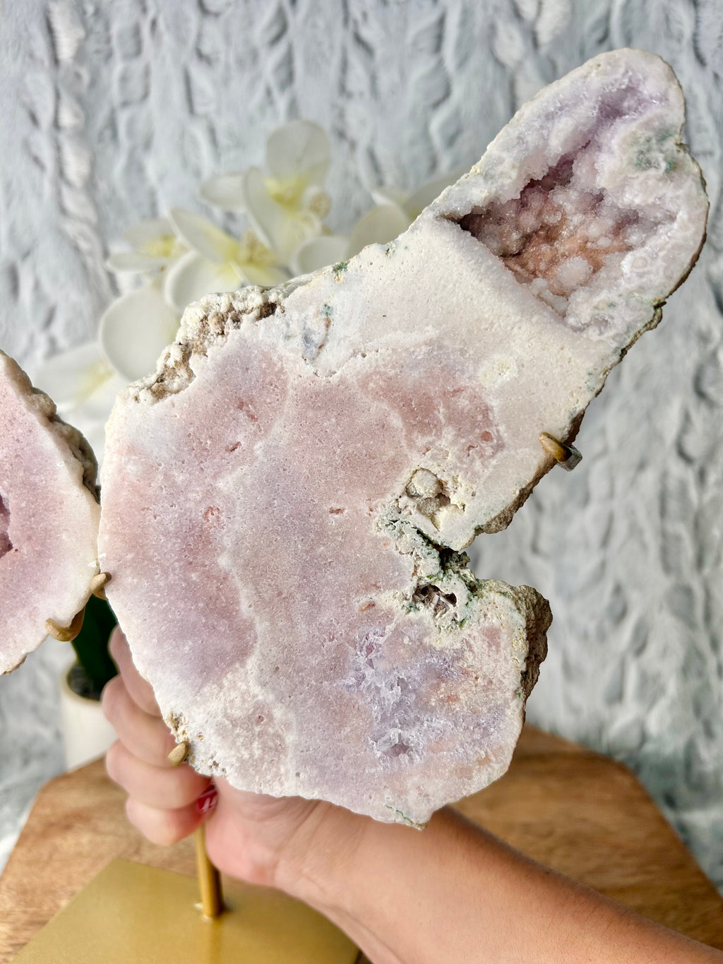 Pink Amethyst Butterfly Wings