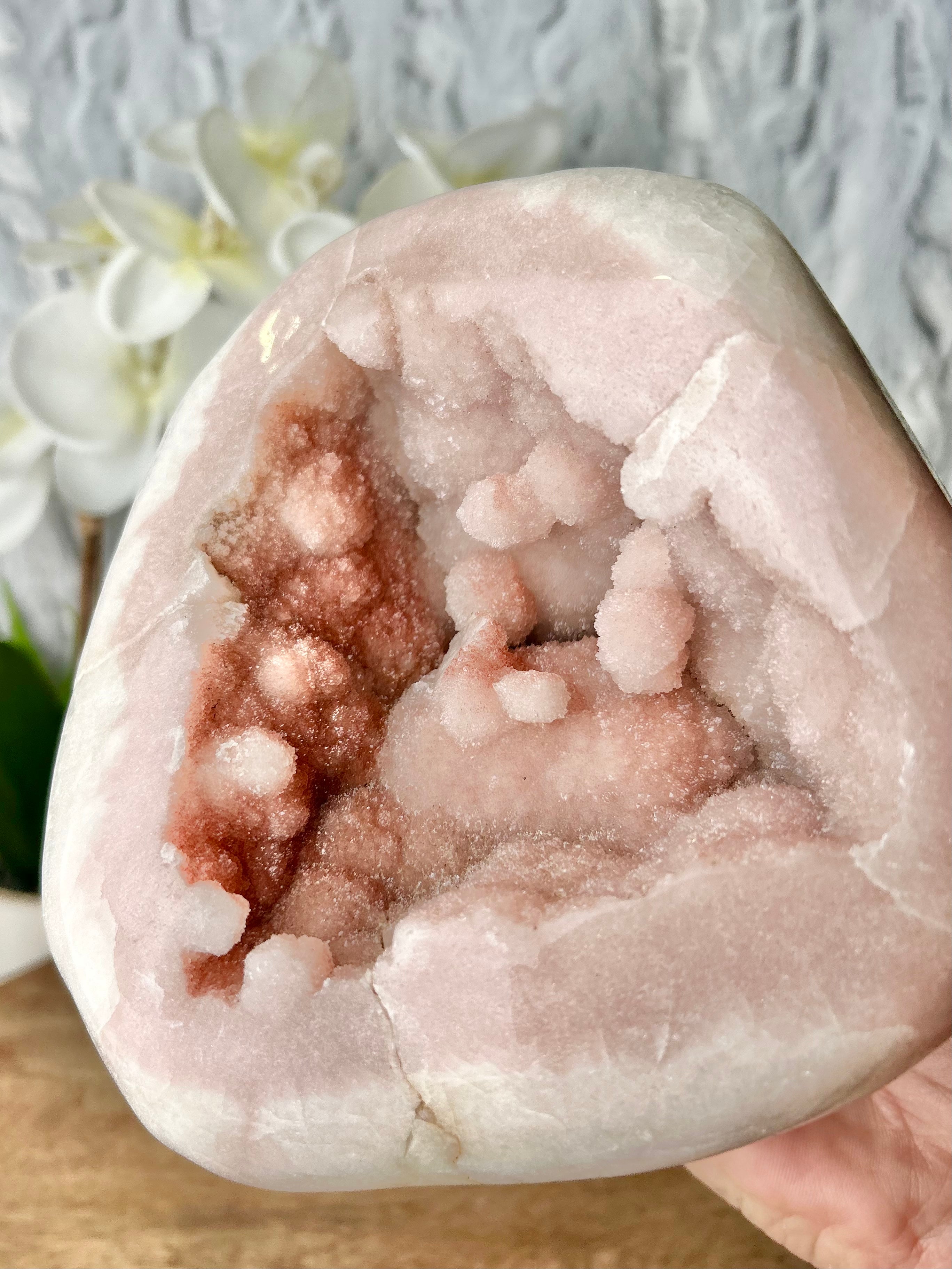 Large Light Pink Amethyst Botryoidal Freeform