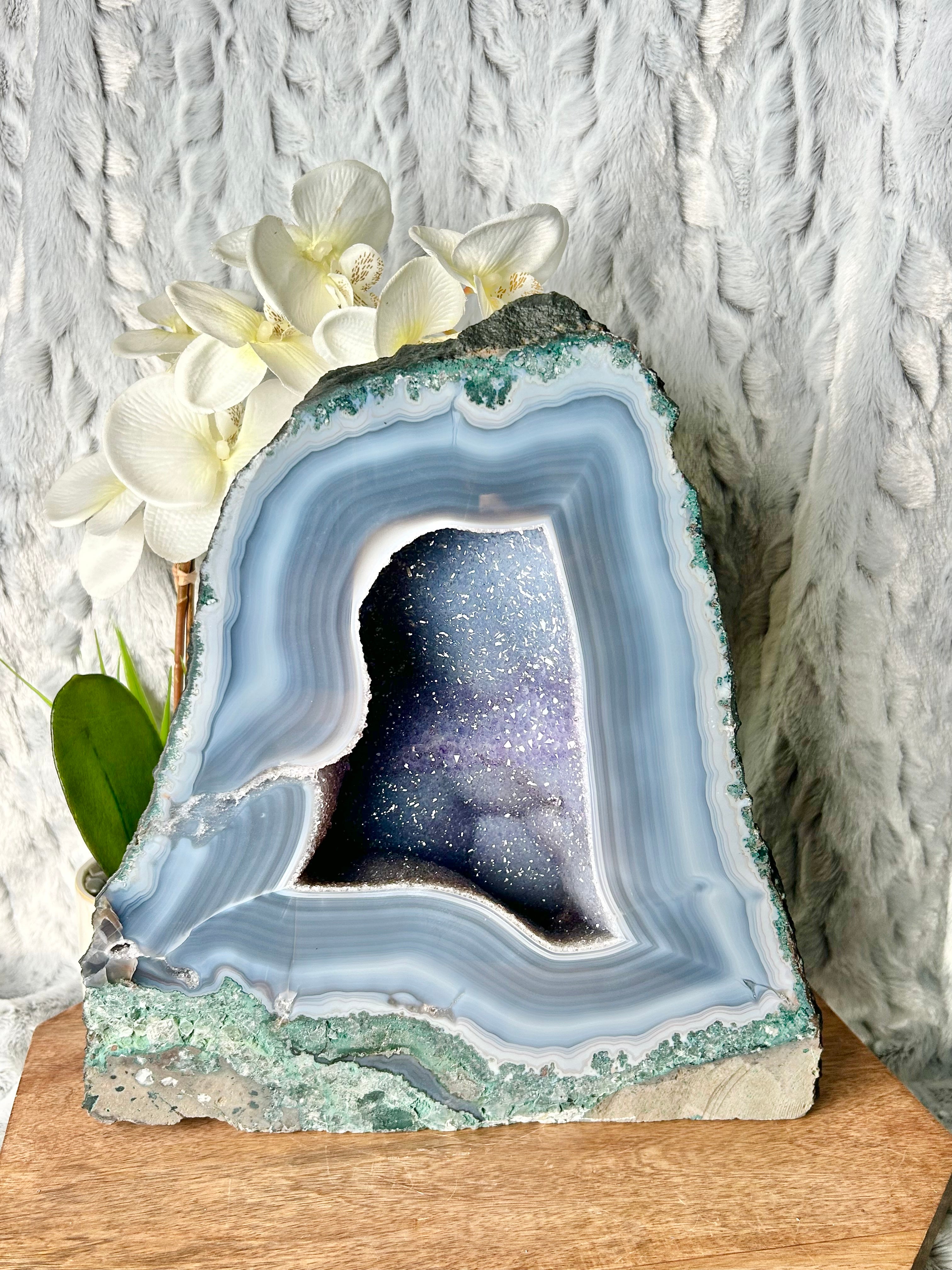 Large Amethyst Agate Cathedral