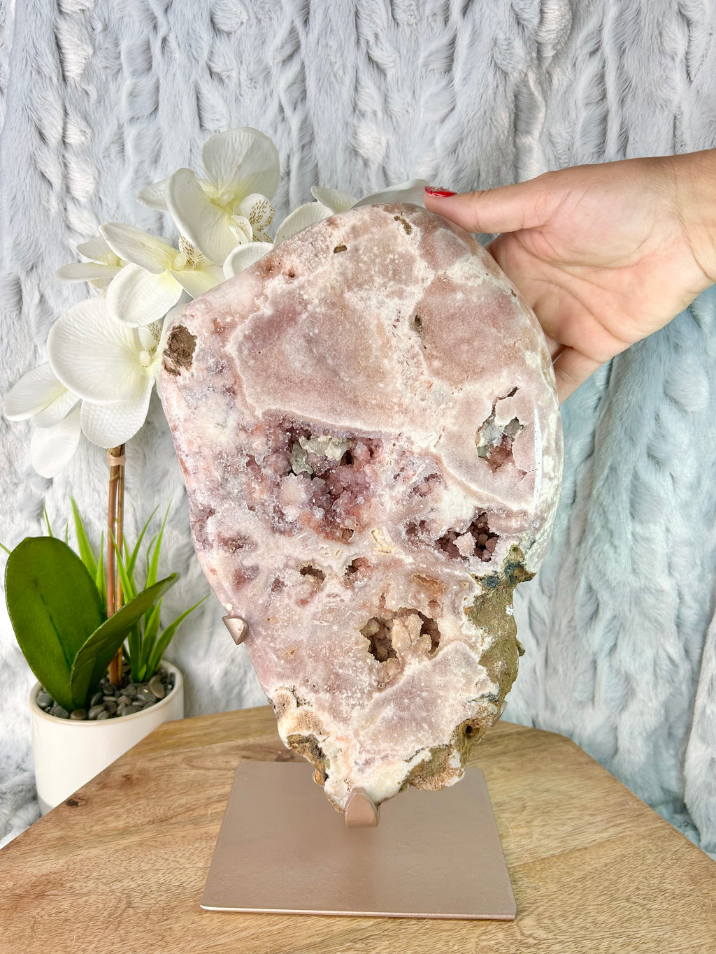 Lg Pink Amethyst Slab