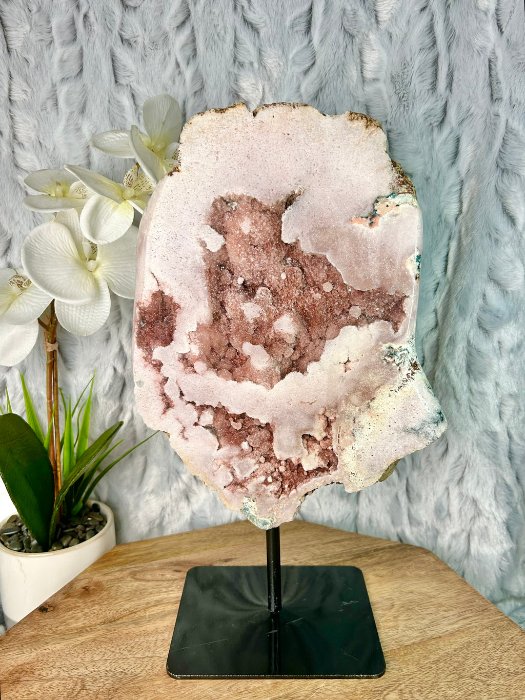 Pink and Red Pink Amethyst Slab