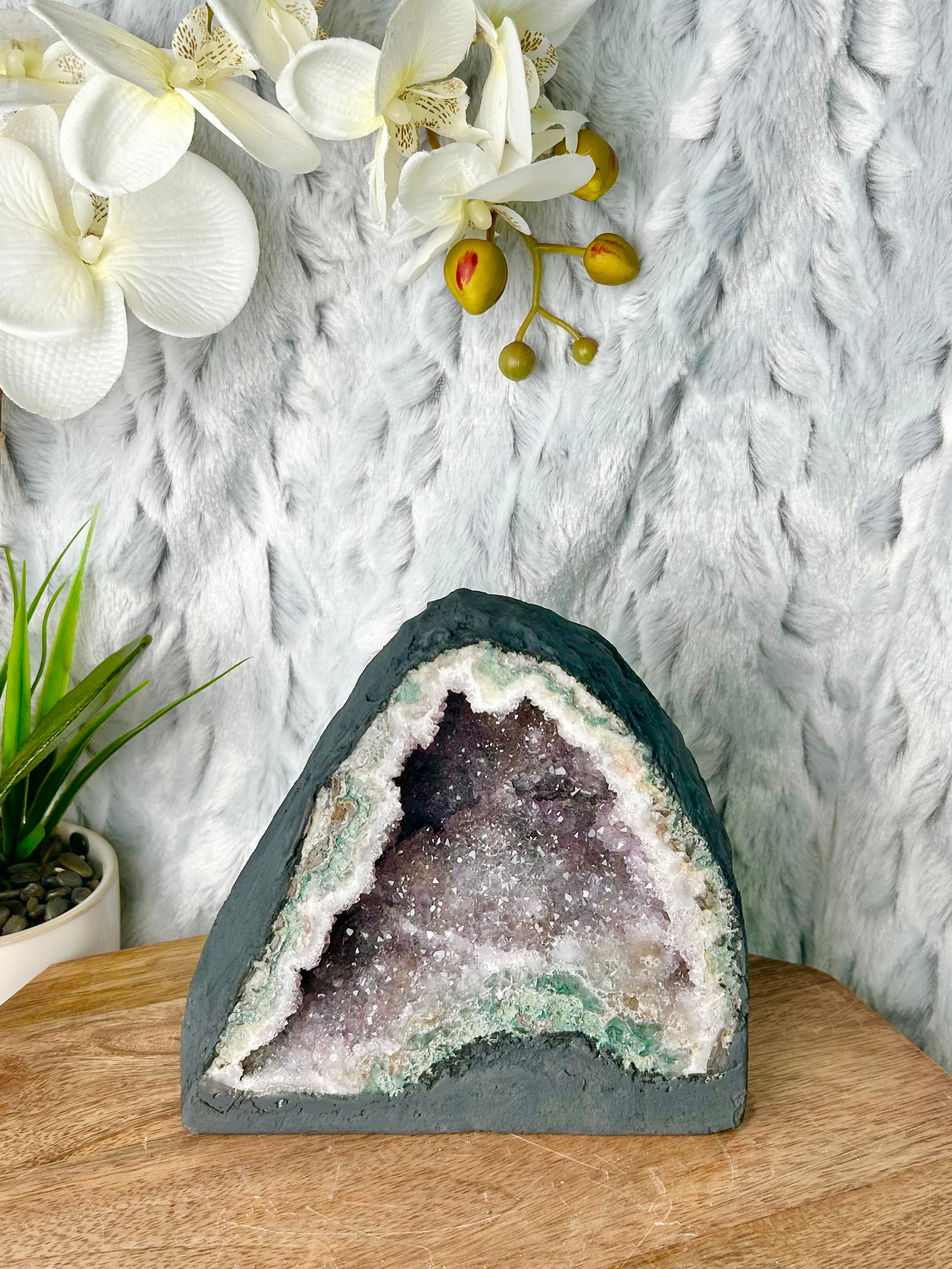 Amethyst Cathedral with Jasper
