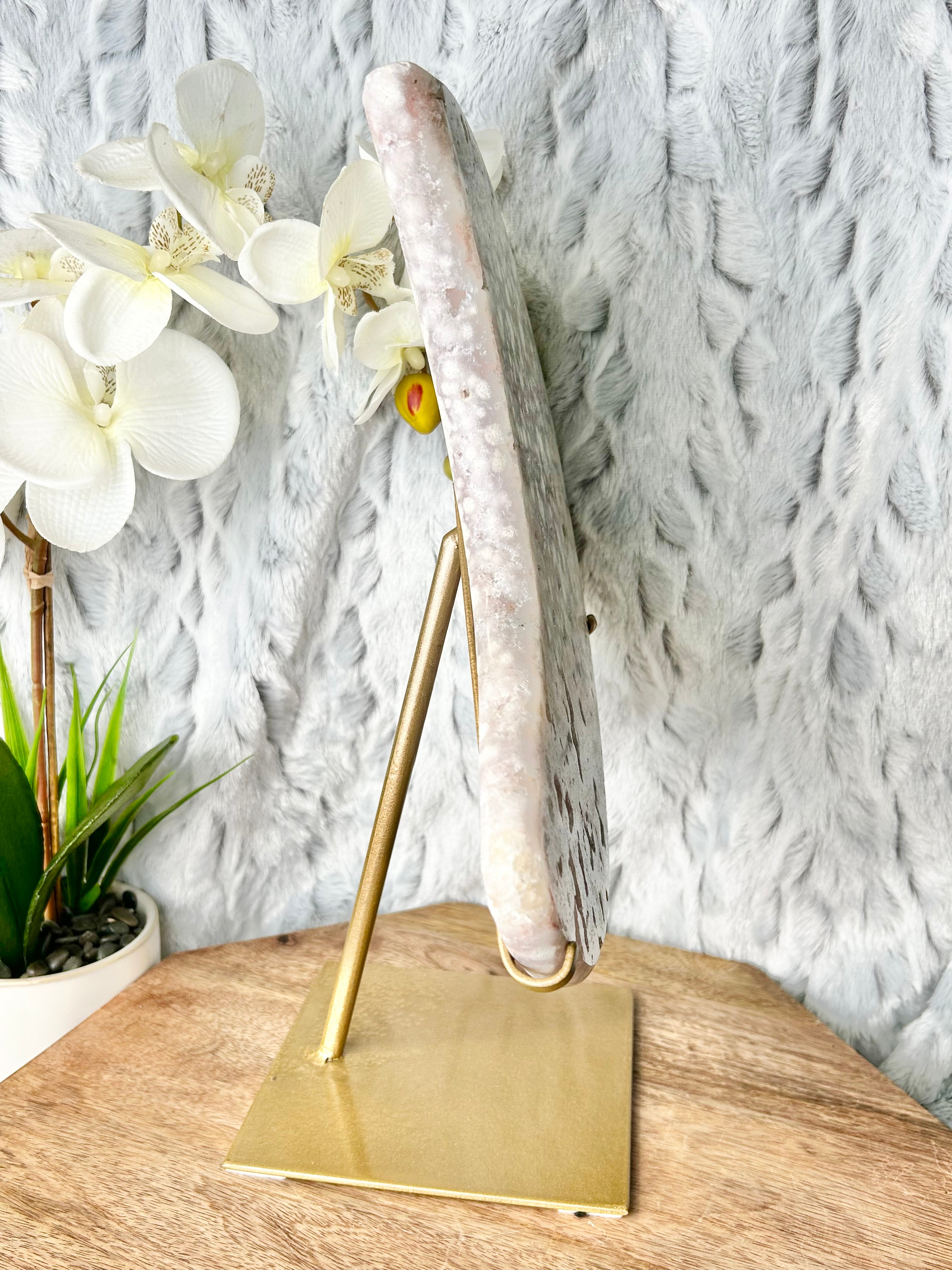 Large Pink Amethyst Moon