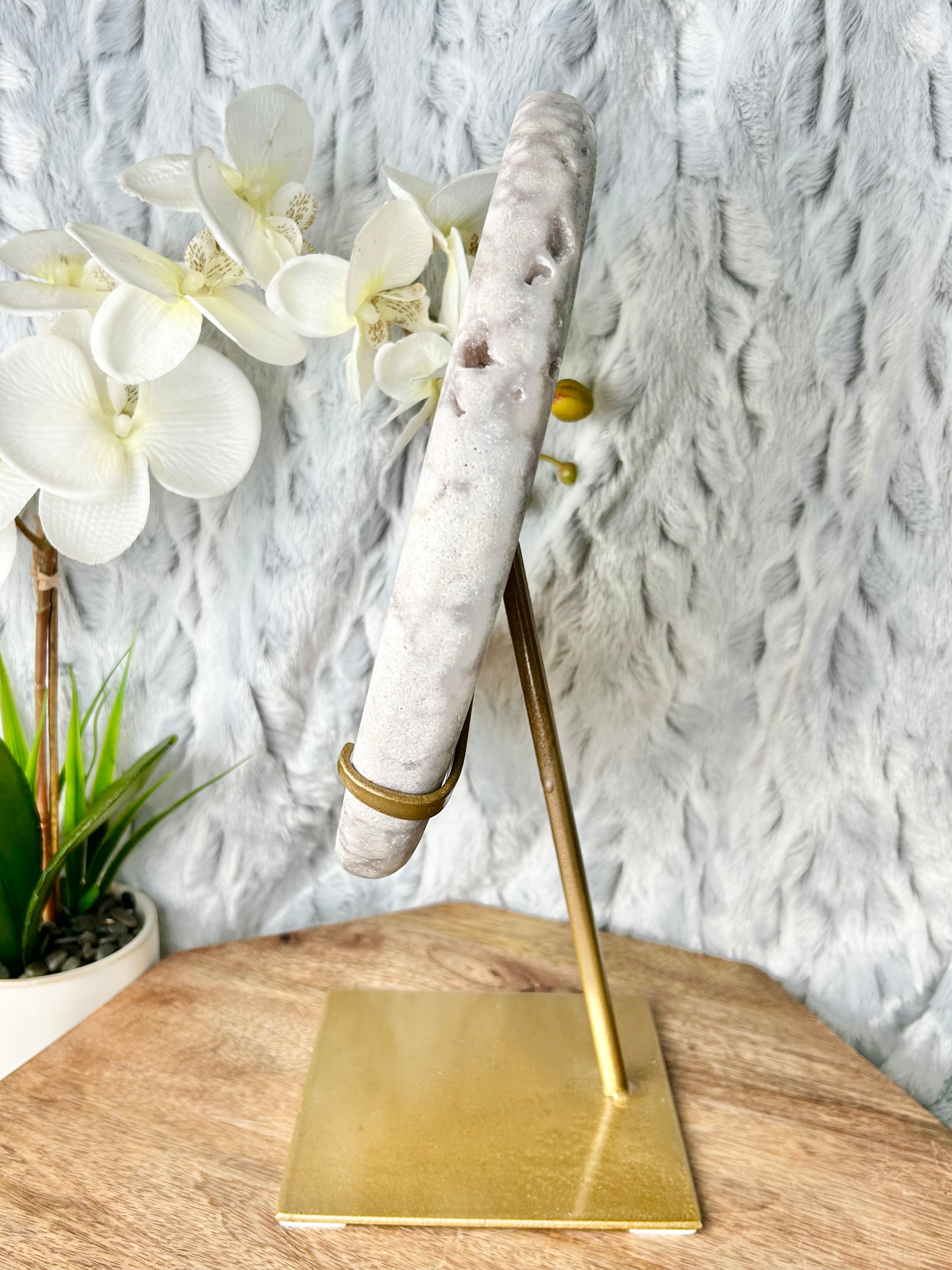 Large Pink Amethyst Moon