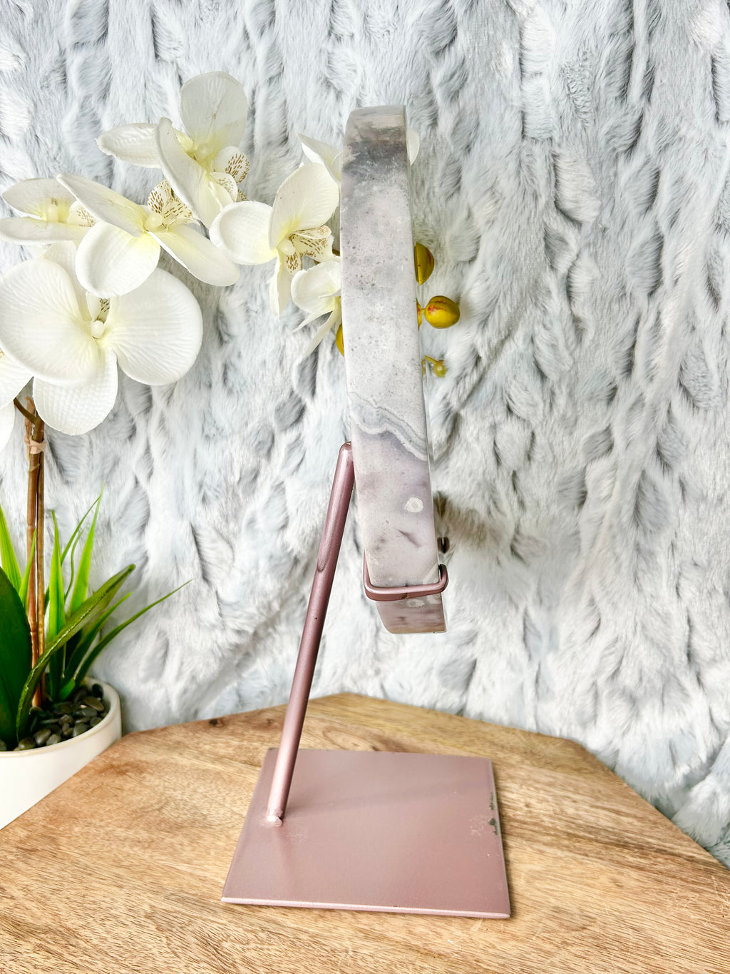 Purple Pink Amethyst Moon