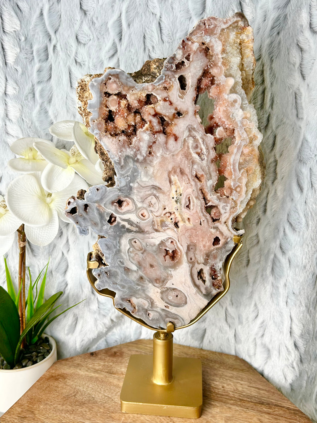 High Quality Pink Amethyst Slab