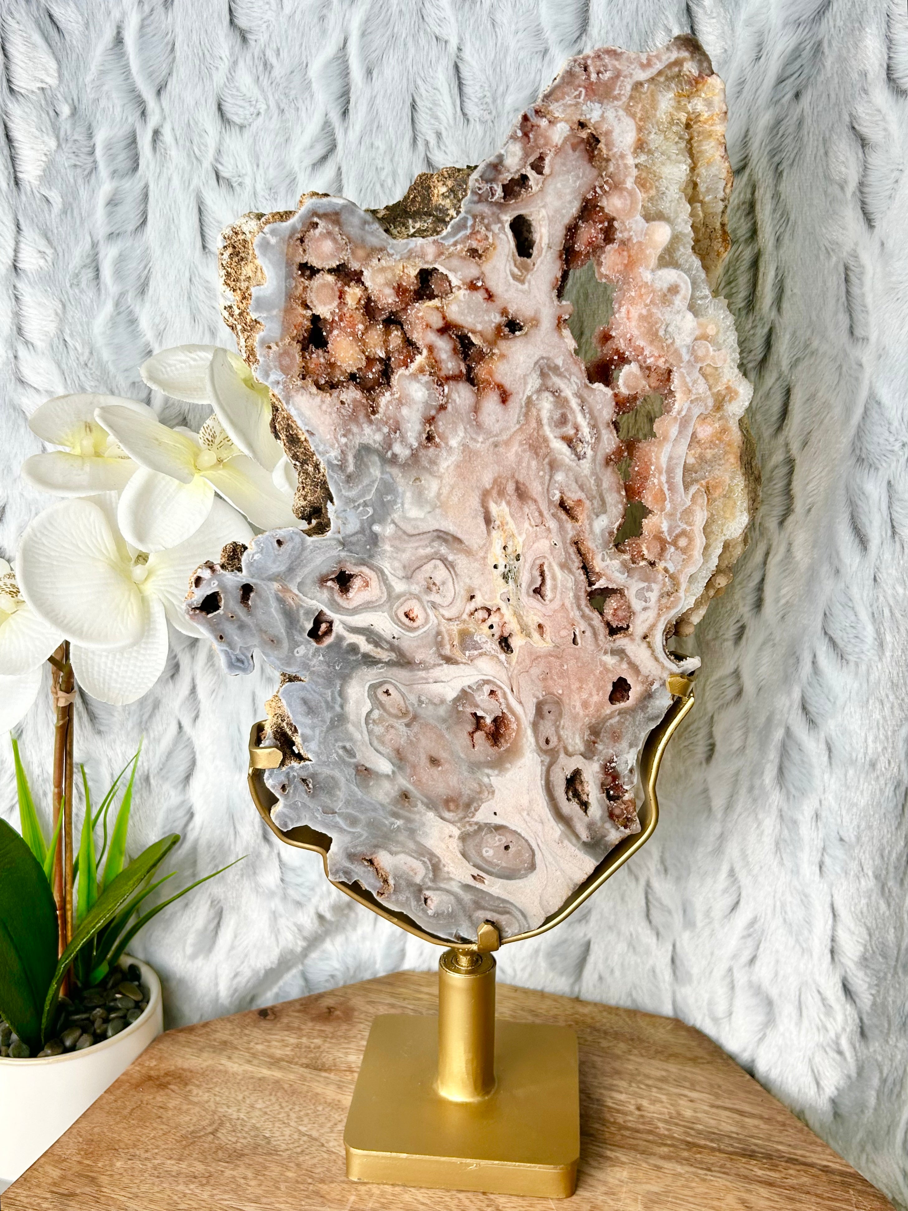 High Quality Pink Amethyst Slab