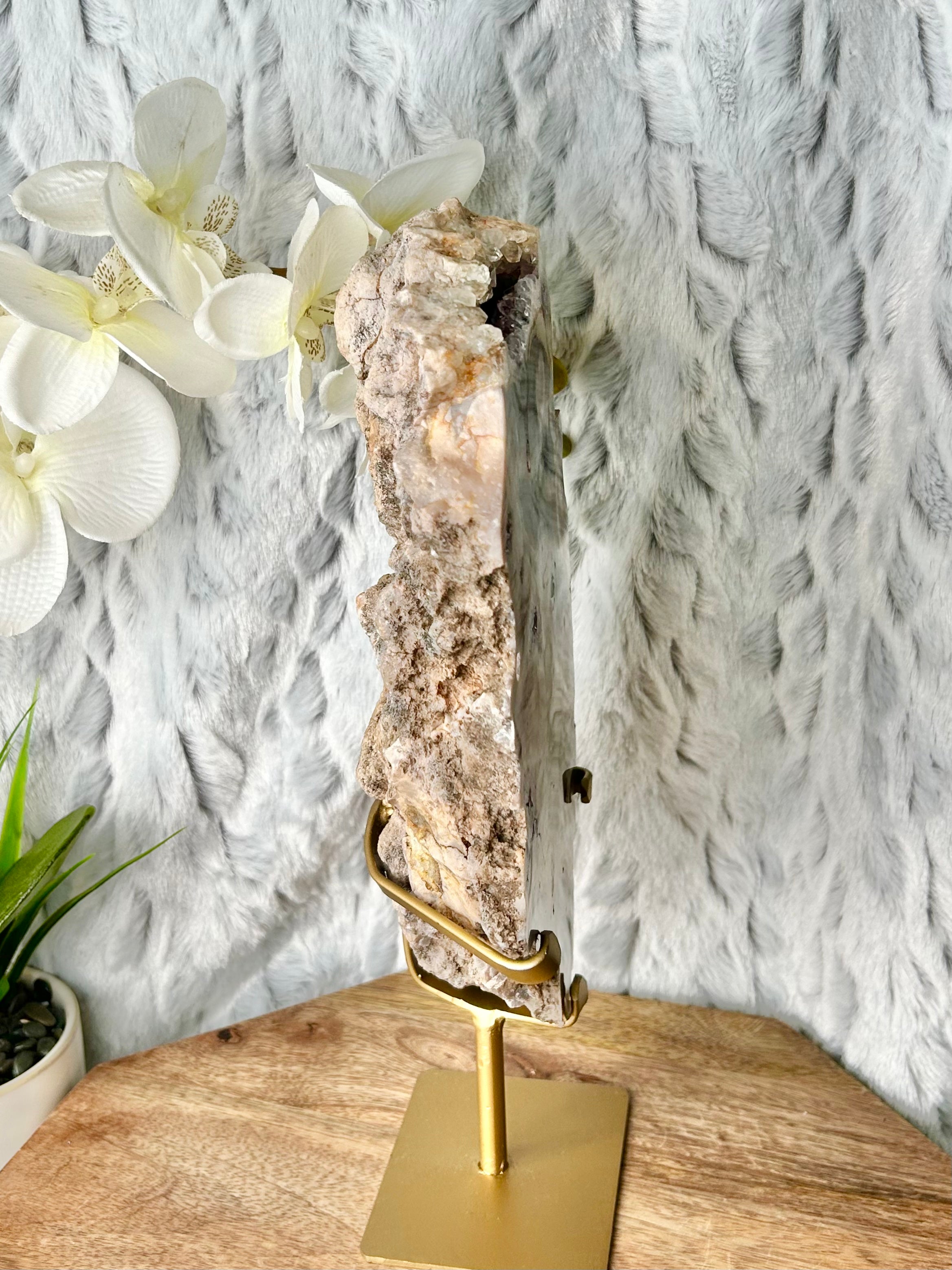 Pink Amethyst/Flower Agate Slab