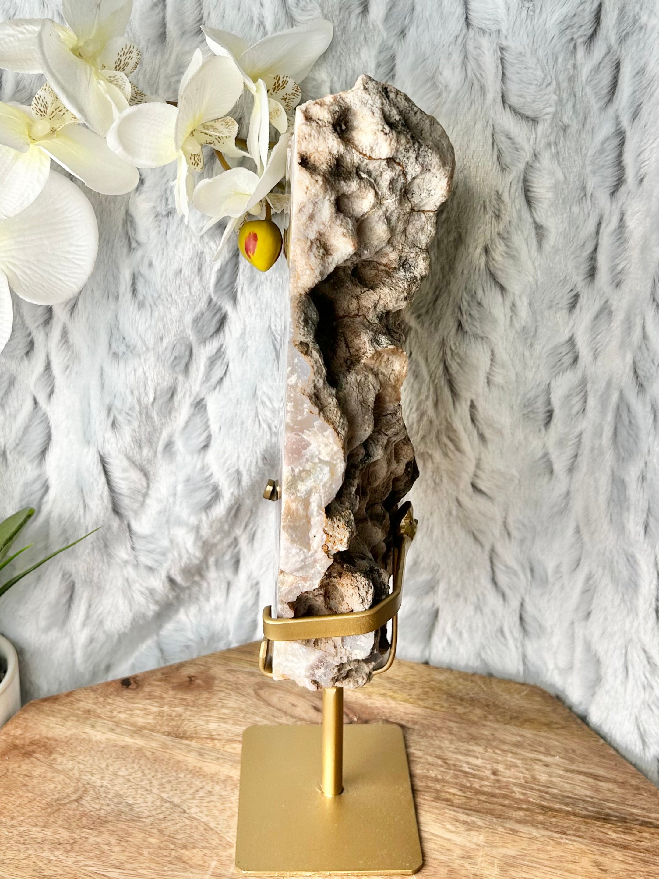 Pink Amethyst/Flower Agate Slab