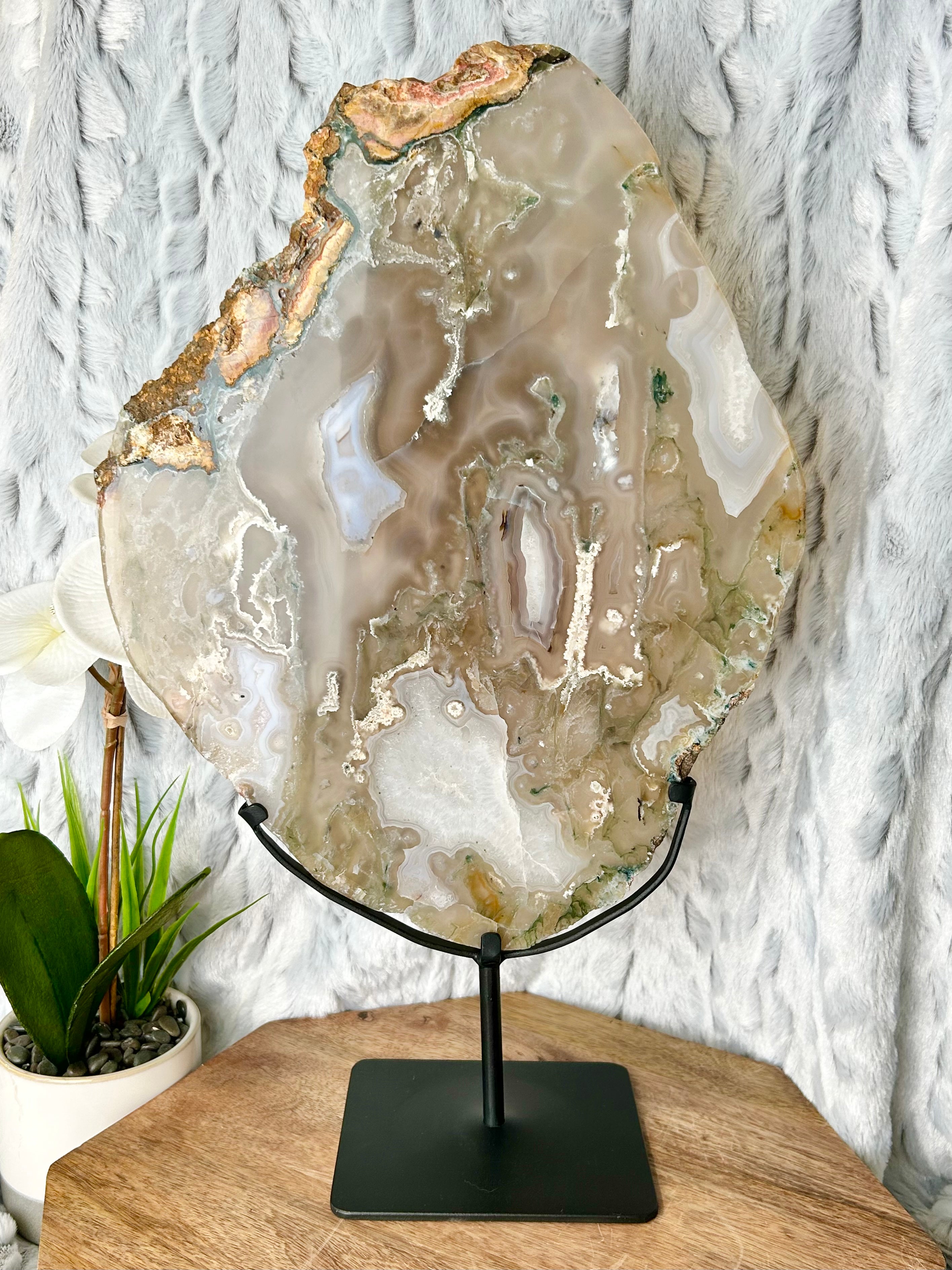 Large Moss Agate Slab