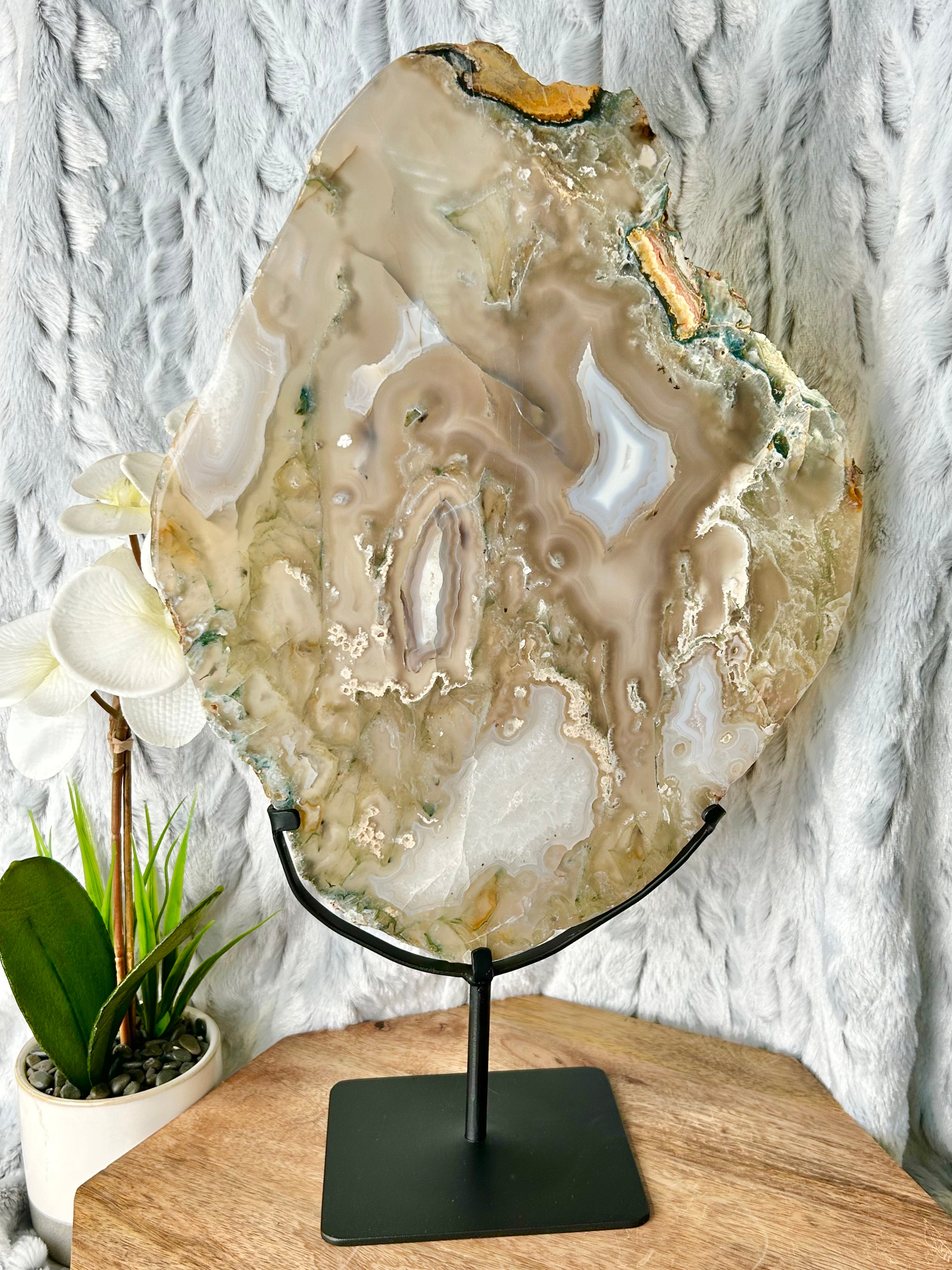 Large Moss Agate Slab