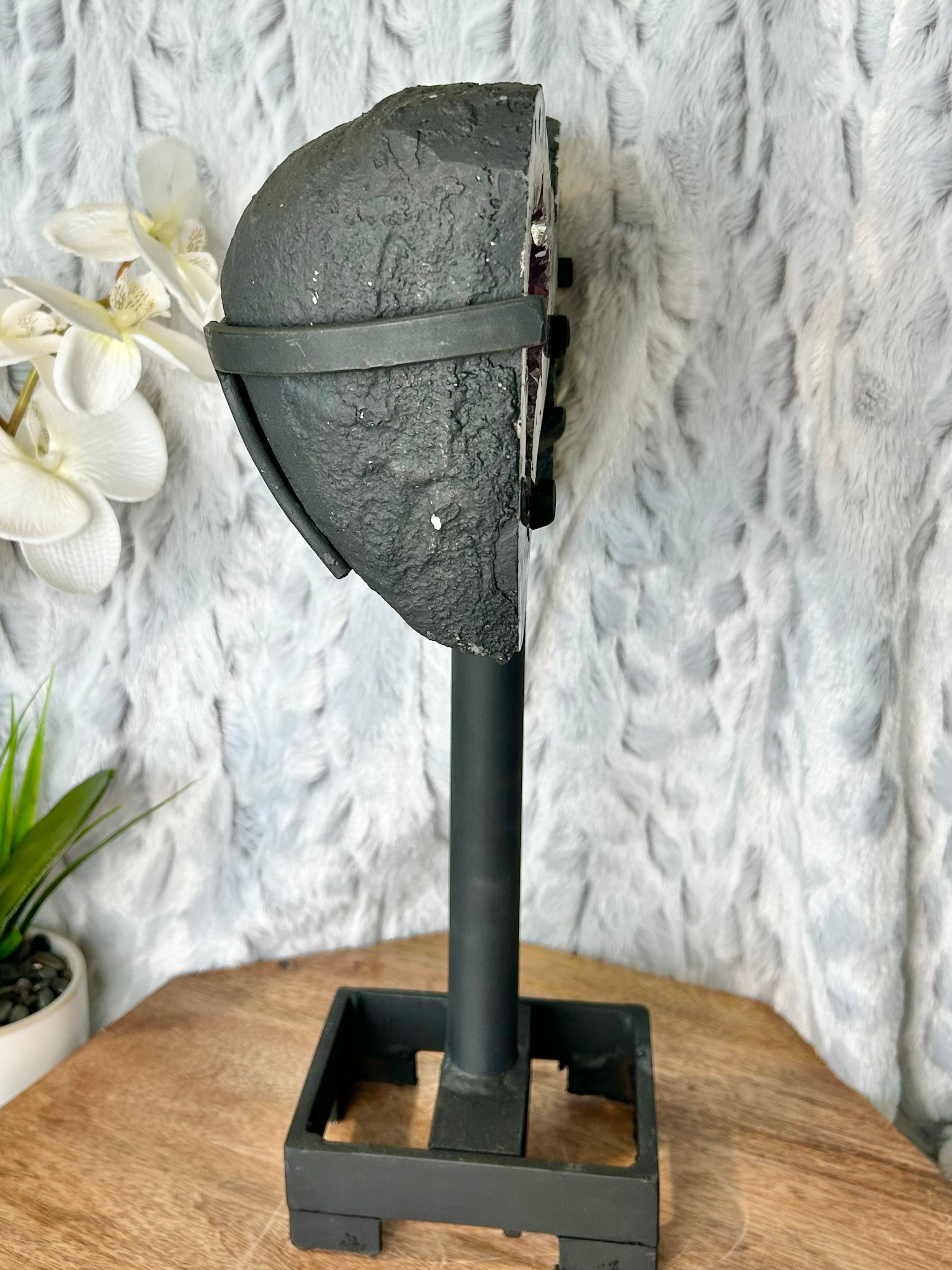 Amethyst Geode Butterfly