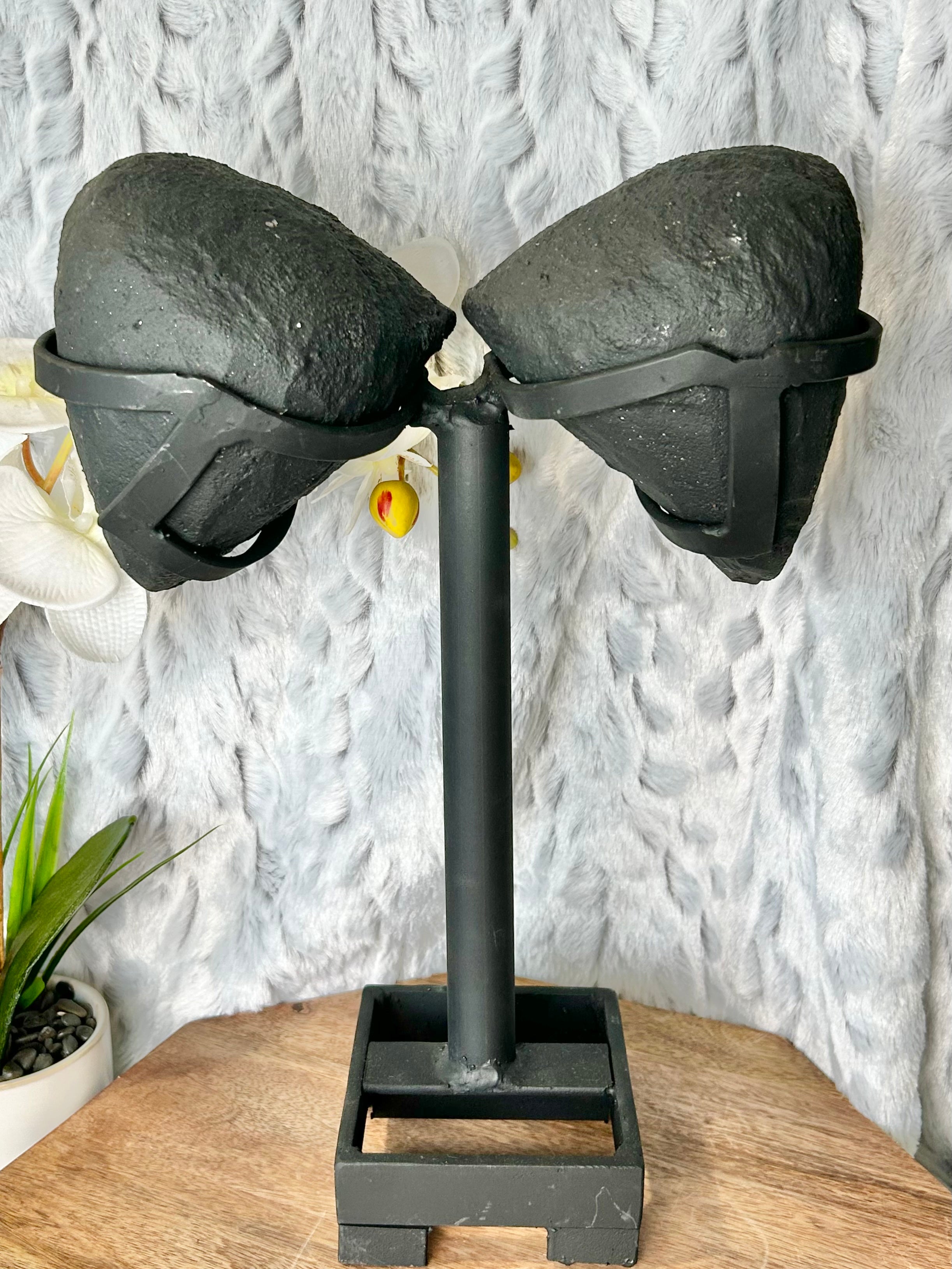 Amethyst Geode Butterfly