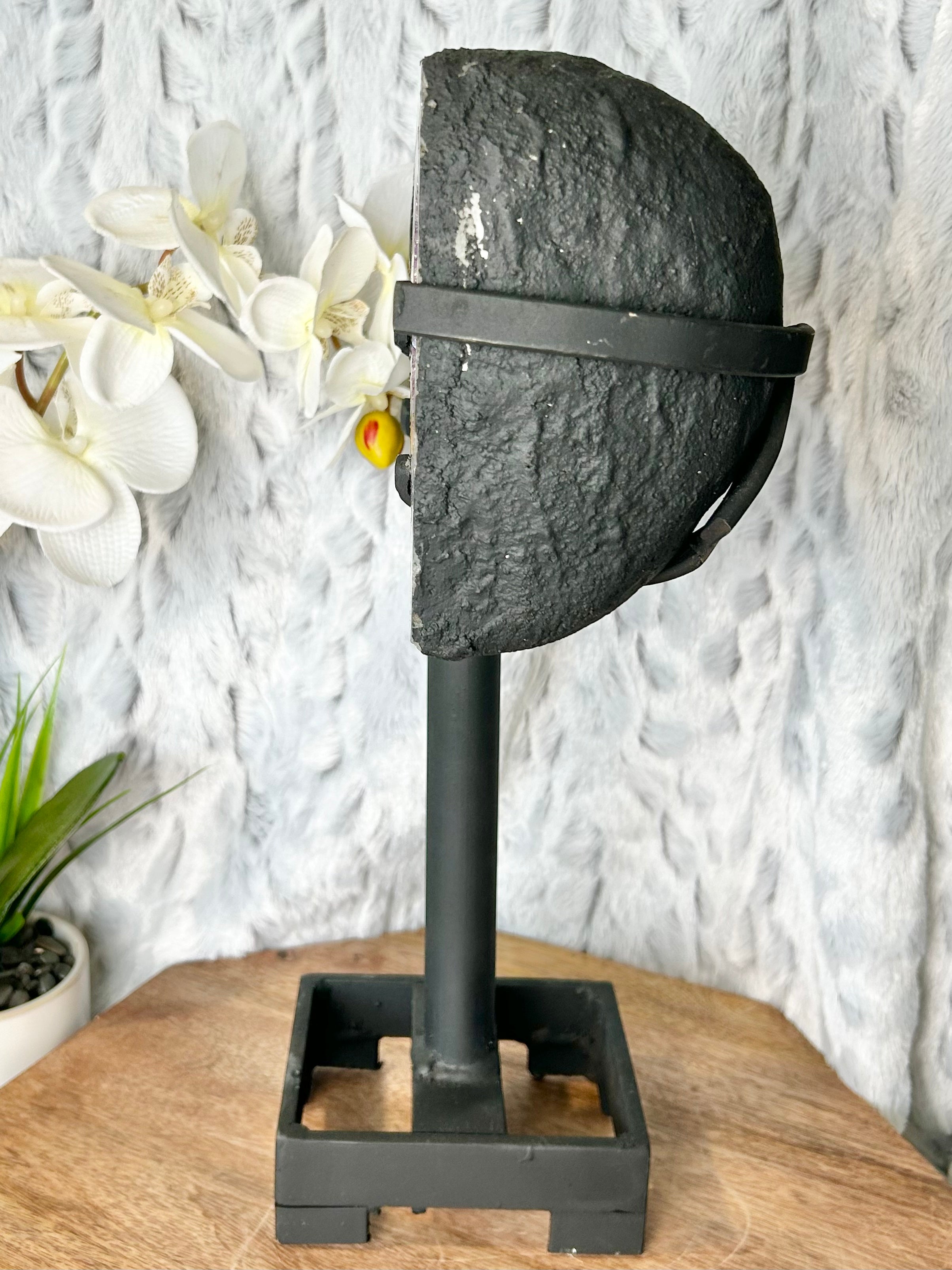 Amethyst Geode Butterfly