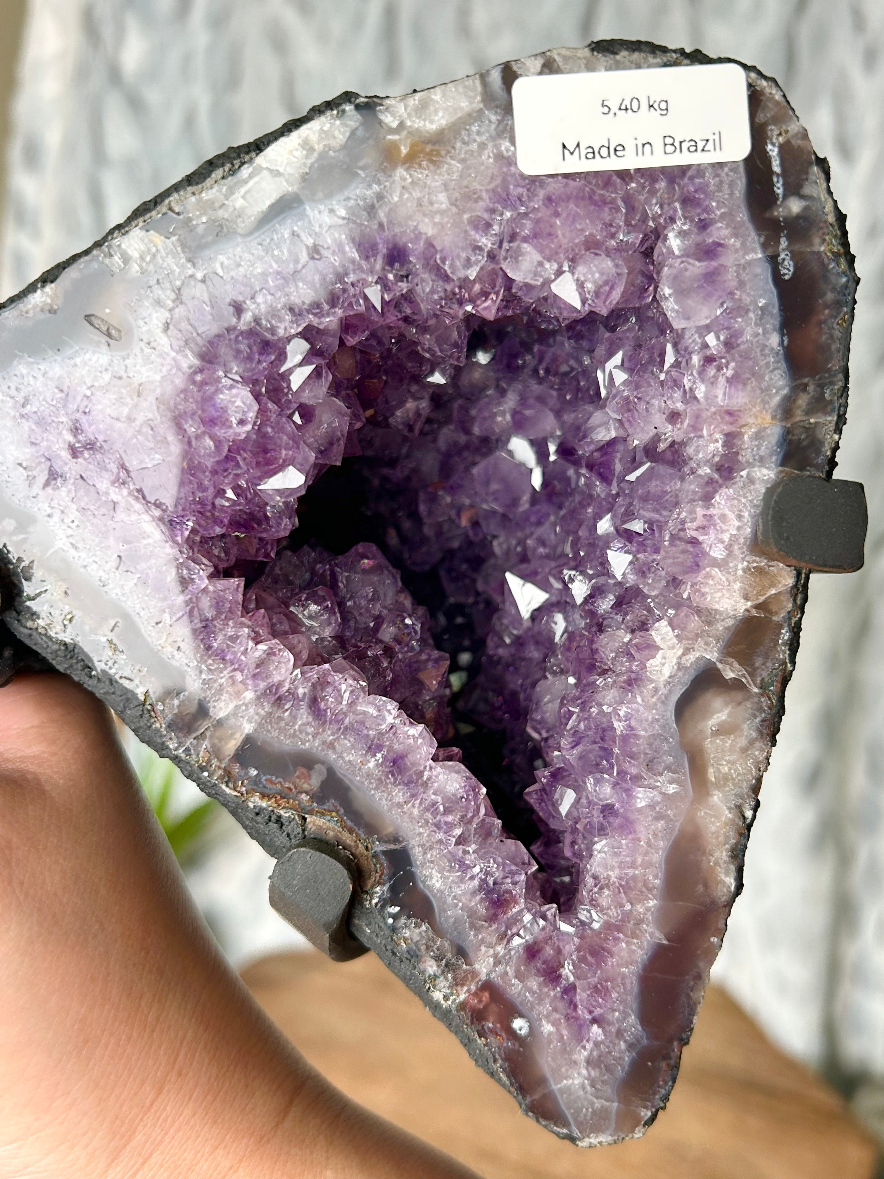 Amethyst Geode Butterfly
