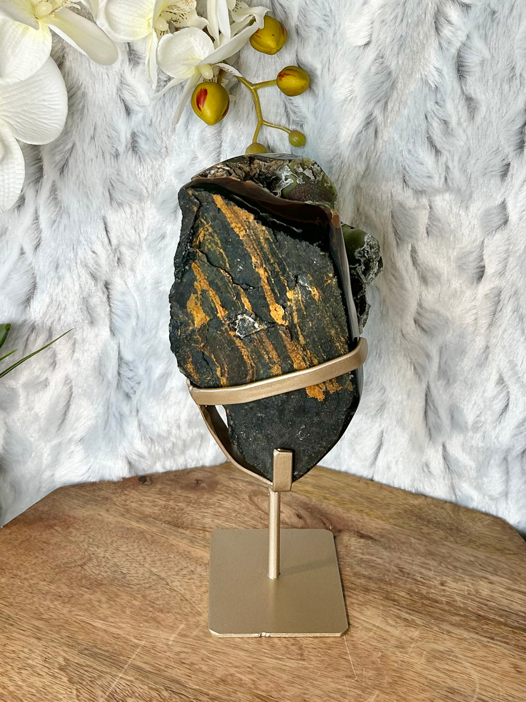 Rare Green Druse Agate Geode