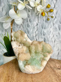 Green Apophyllite and Stilbite