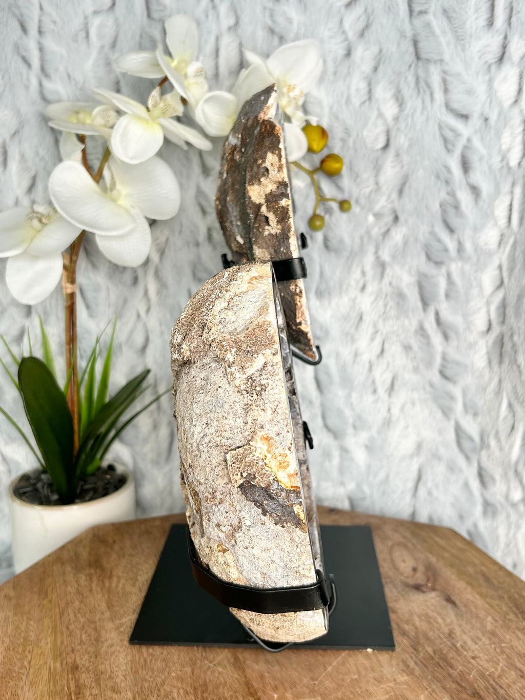 Agate geode set