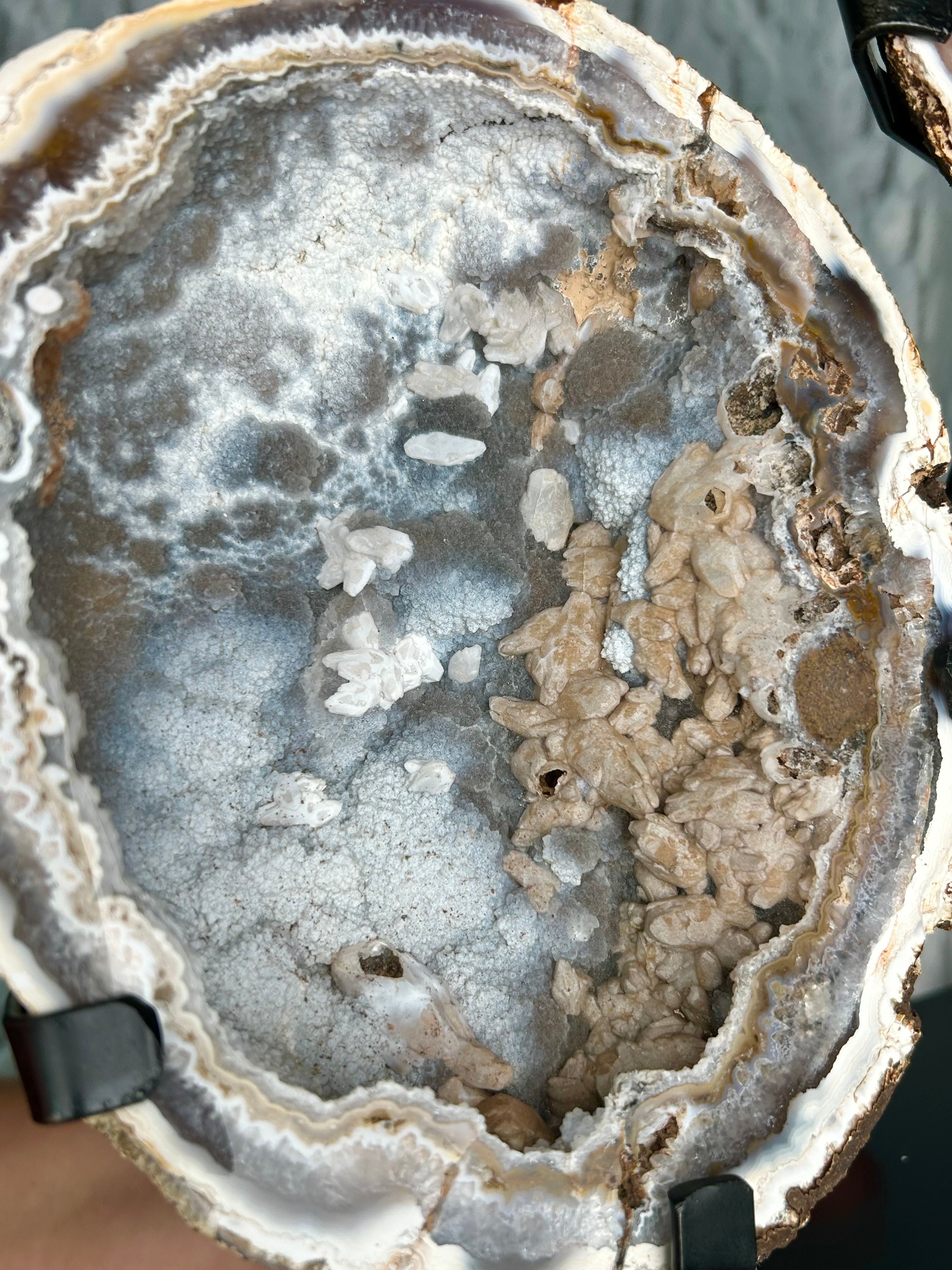 Agate geode set