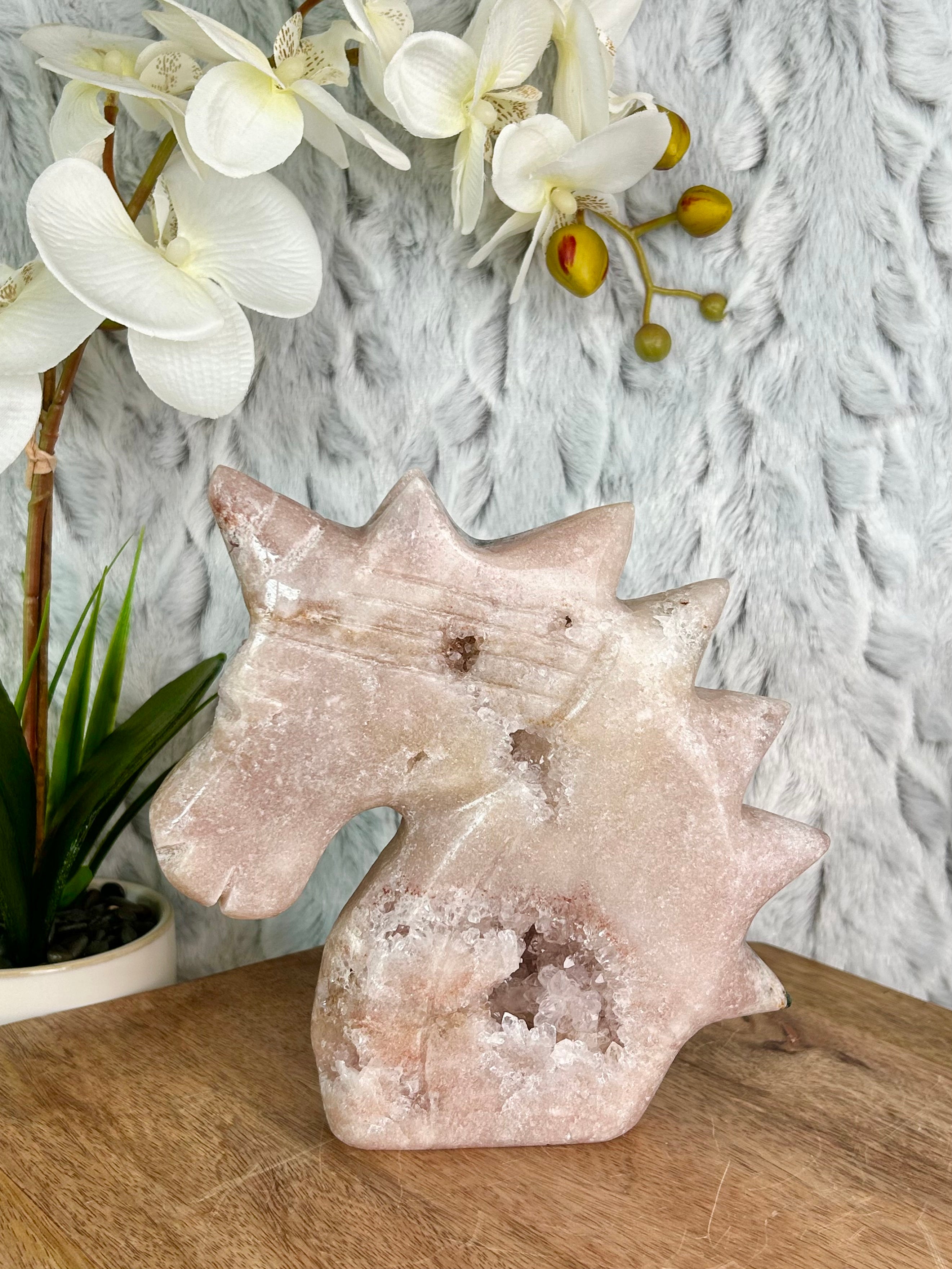 Pink Amethyst Unicorn
