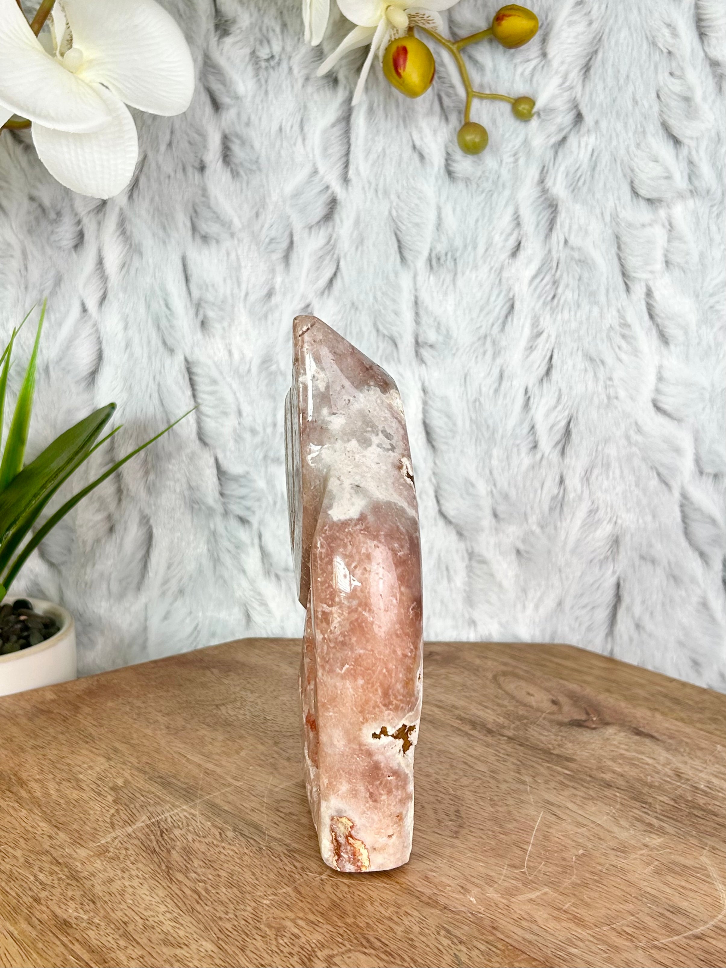 Red Druse Pink Amethyst Horse