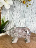 Pink Amethyst Bear
