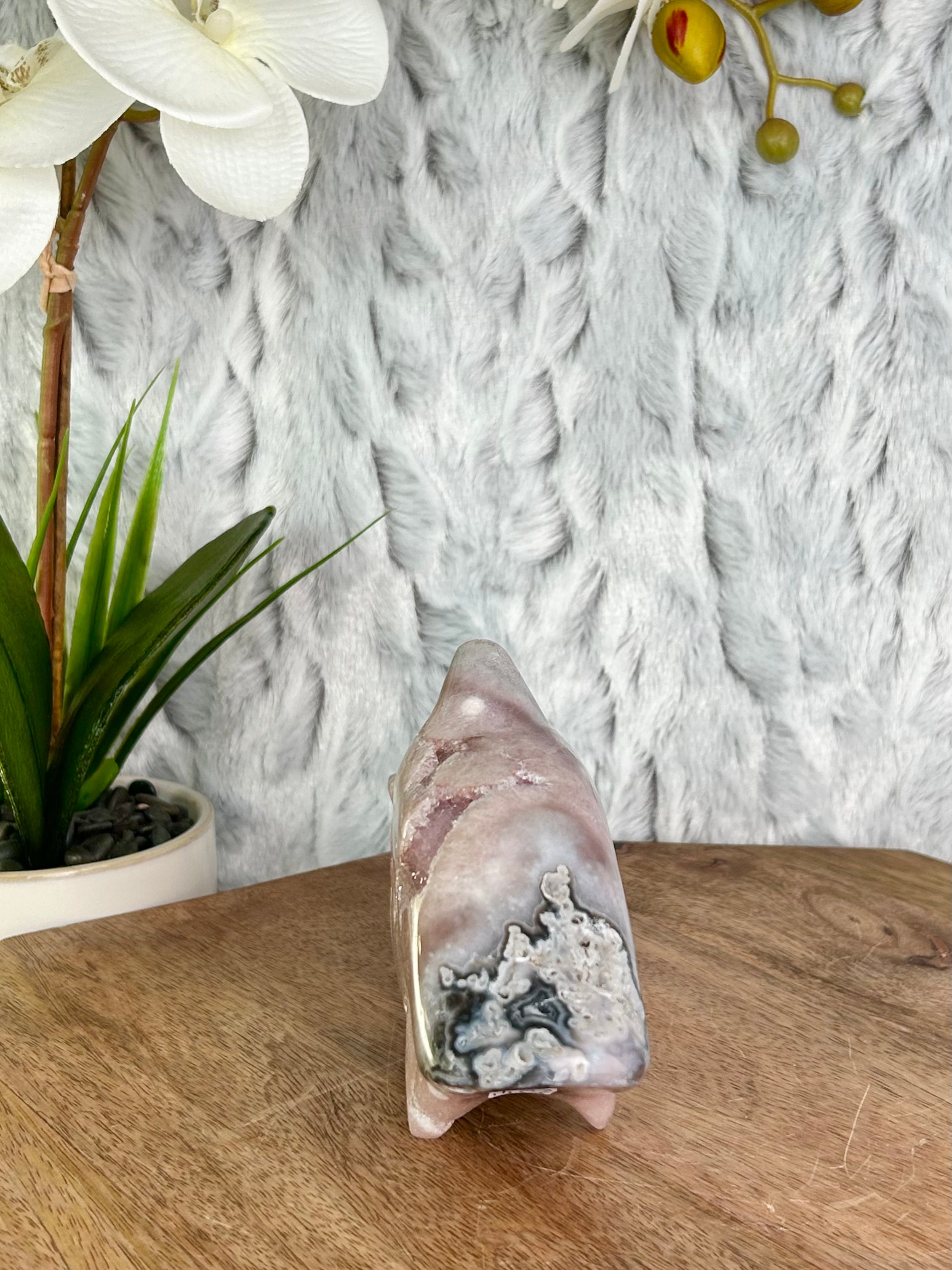 Pink Amethyst Dolphin