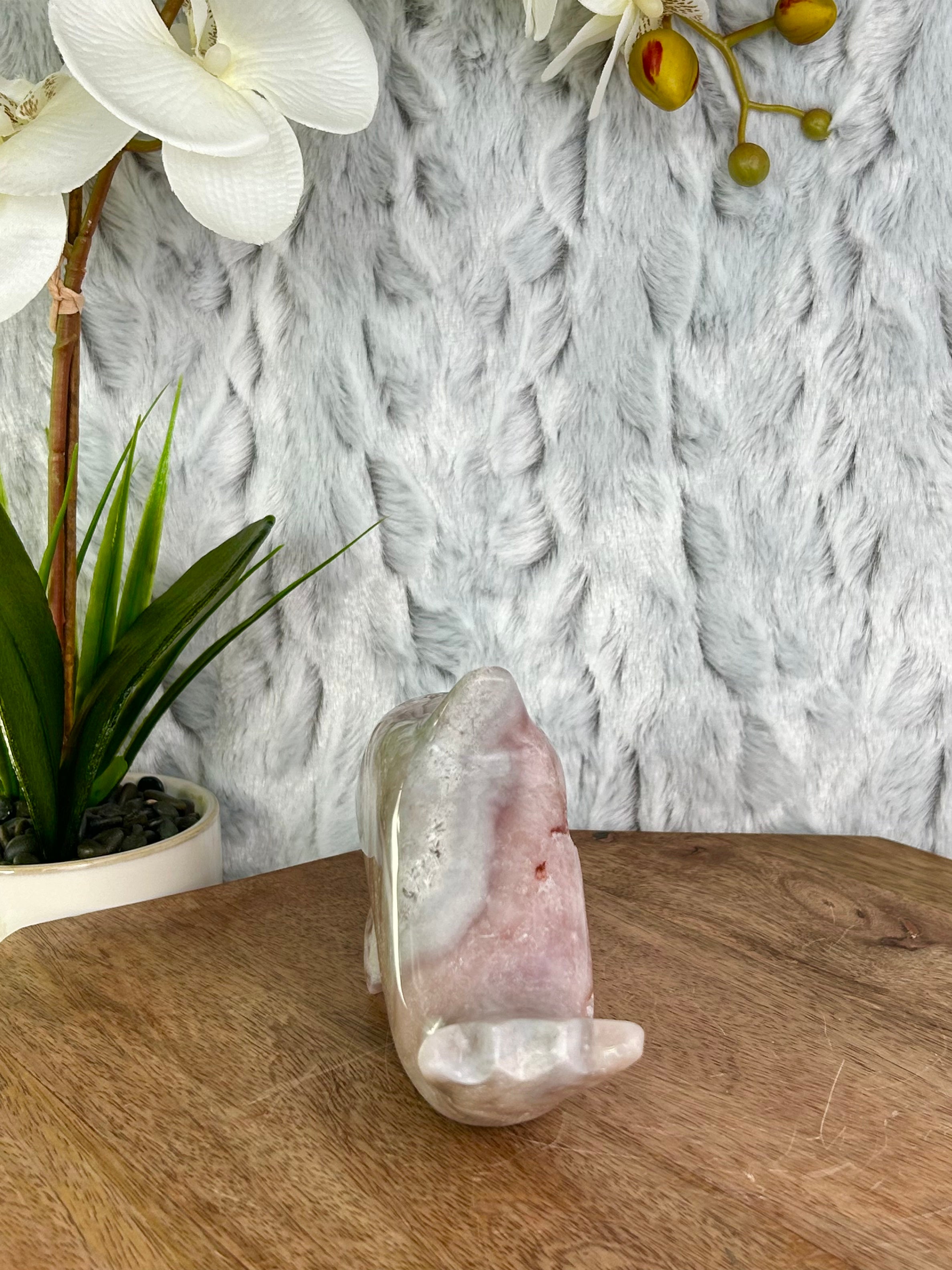 Pink Amethyst Dolphin