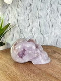 Pink Amethyst Skull