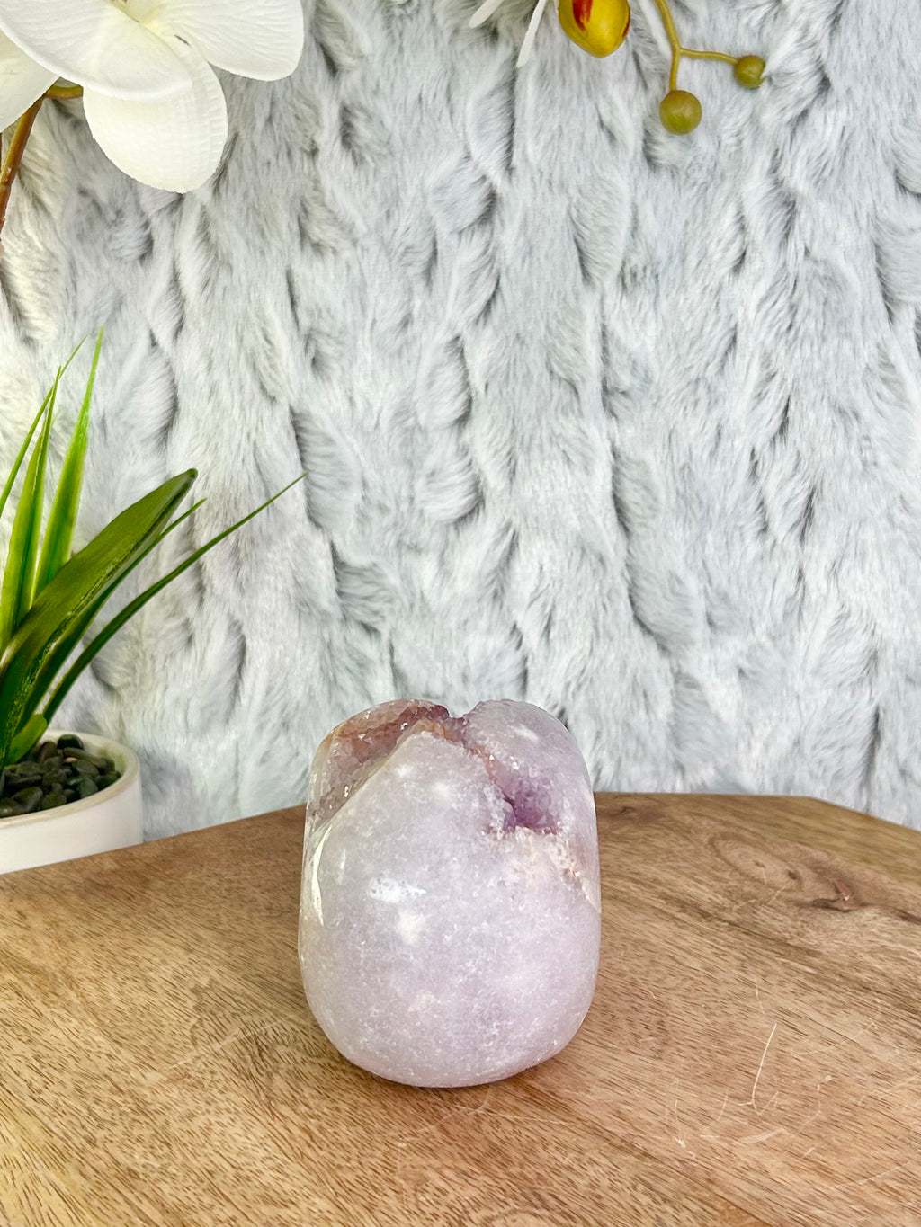 Pink Amethyst Skull