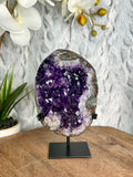 Uruguayan Deep Purple Amethyst Geode