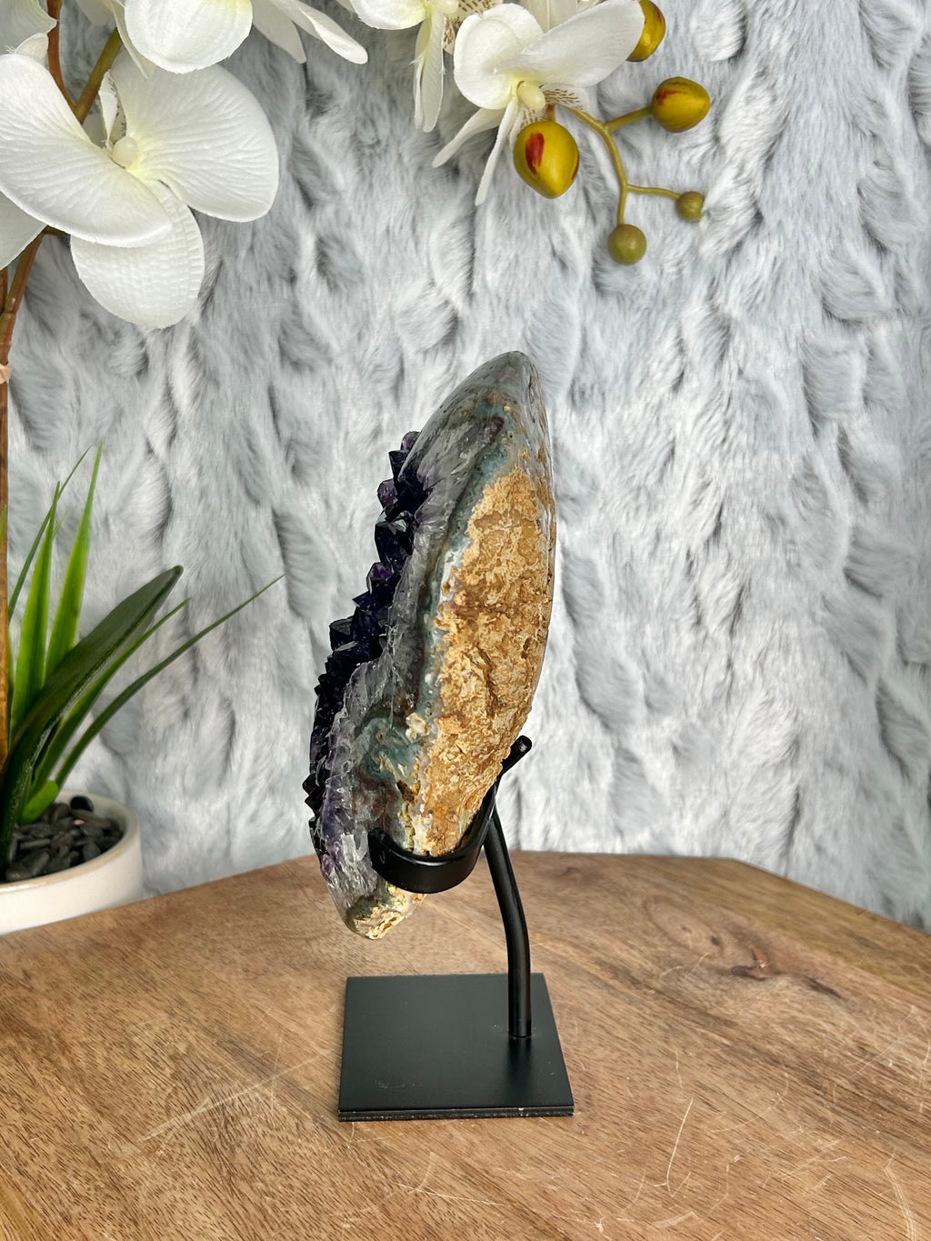 Uruguayan Deep Purple Amethyst Geode