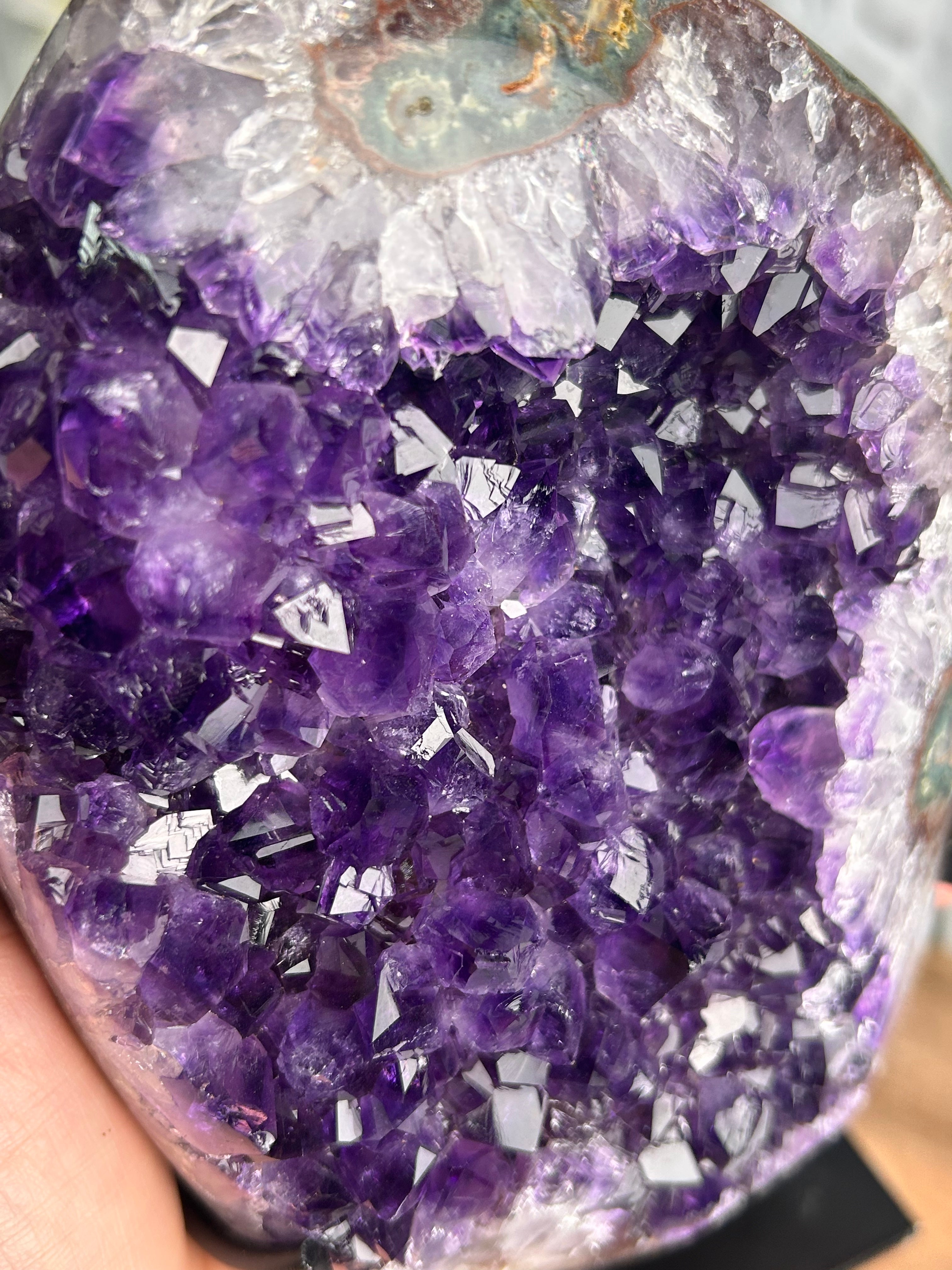 Uruguayan Deep Purple Amethyst Geode