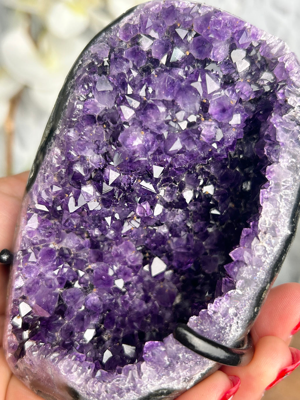 Uruguayan Deep Purple Geode