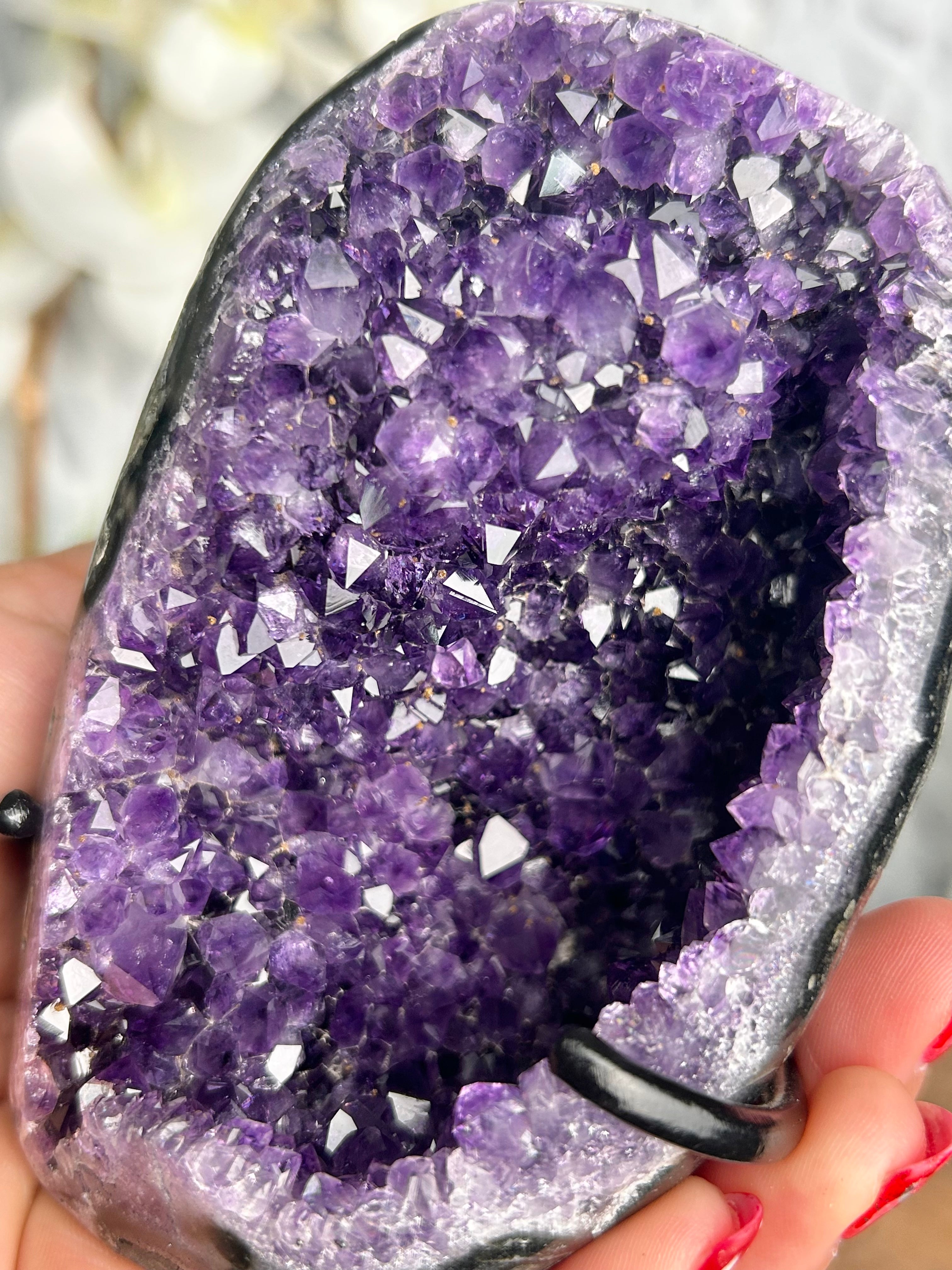 Uruguayan Deep Purple Geode