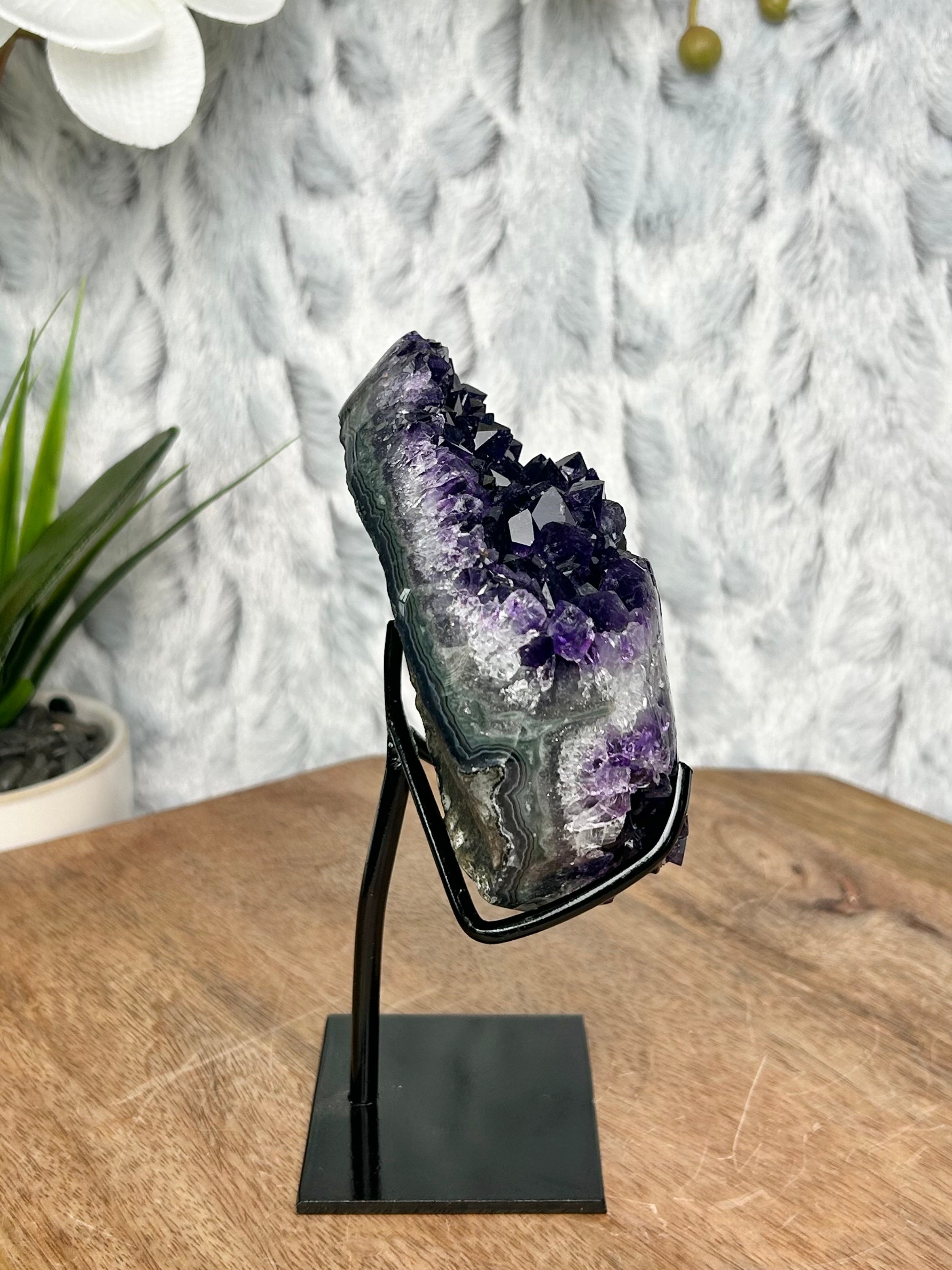 Uruguayan Deep Purple Amethyst Cluster