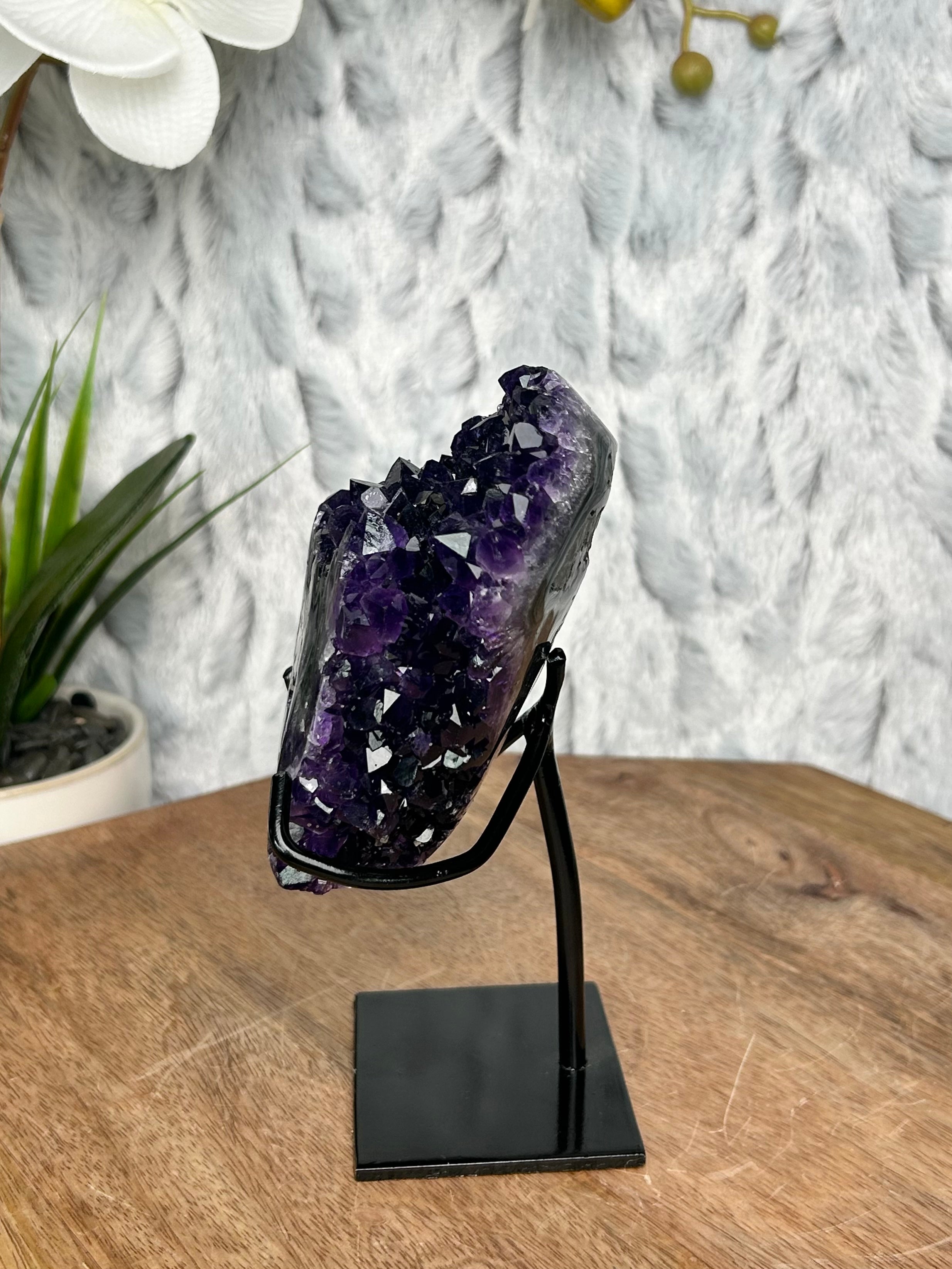 Uruguayan Deep Purple Amethyst Cluster