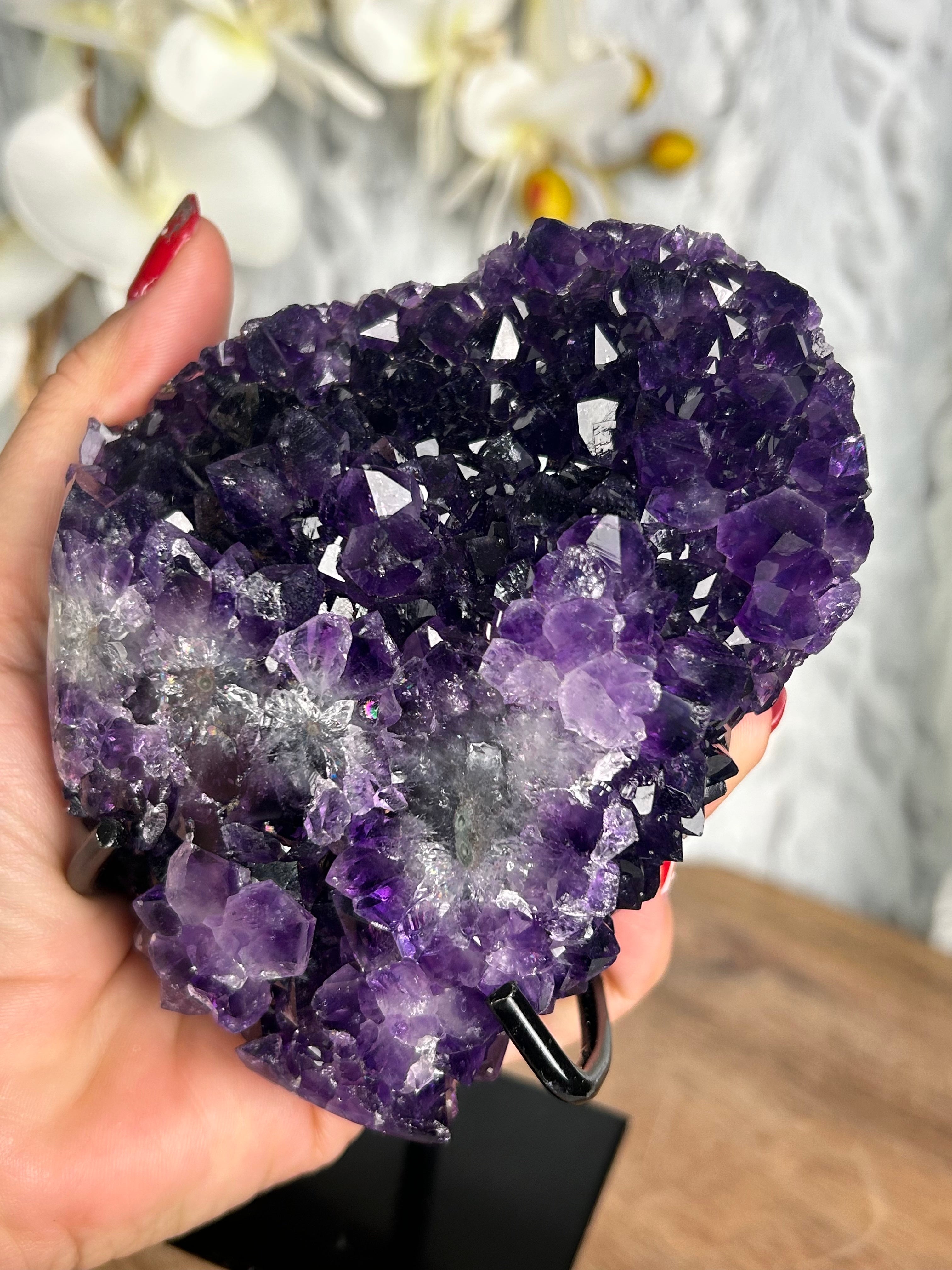 Uruguayan Deep Purple Amethyst Cluster