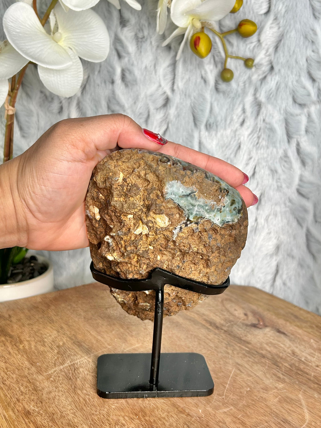 Uruguayan Green Amethyst Geode
