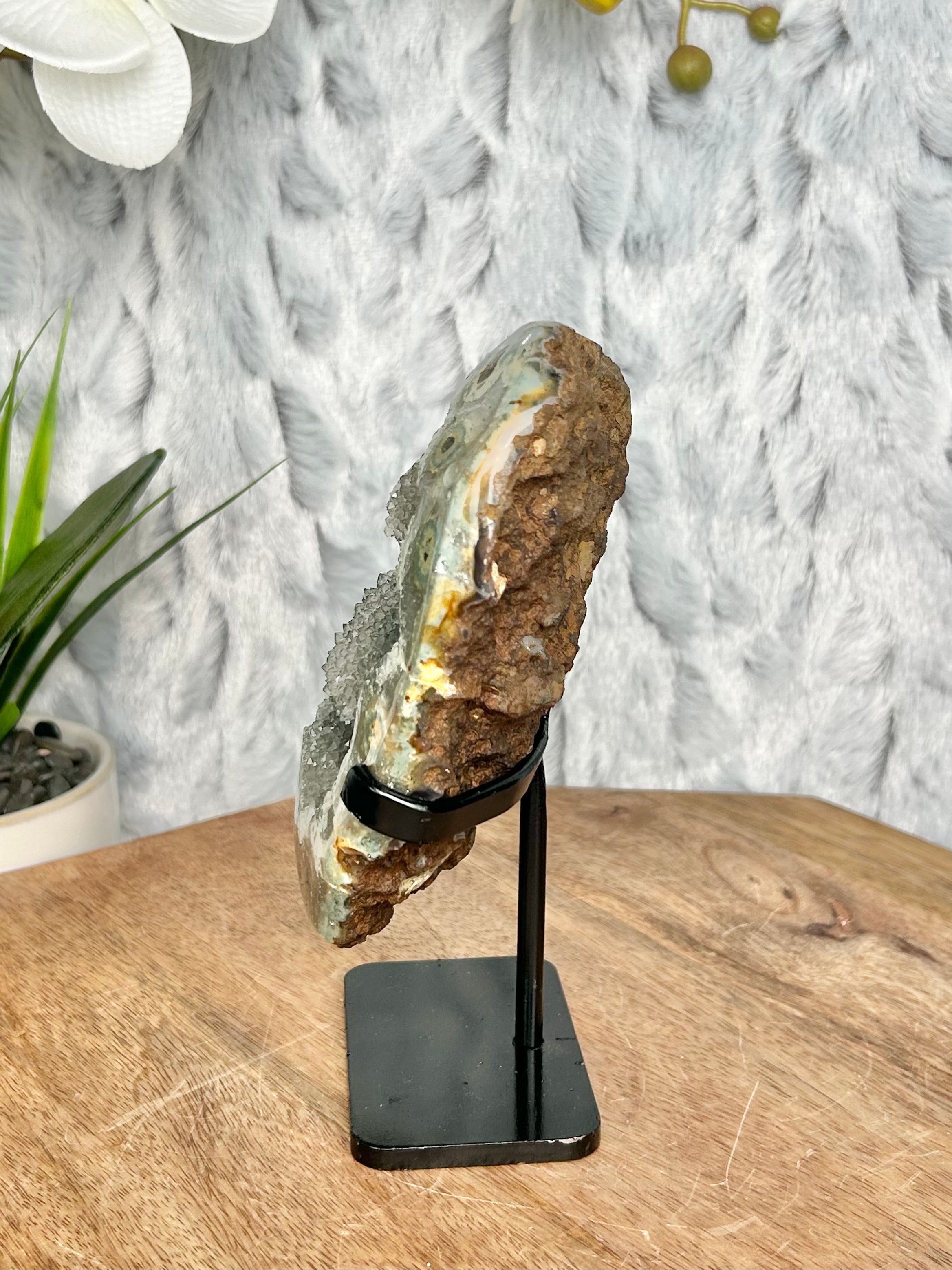 Uruguayan Green Amethyst Geode