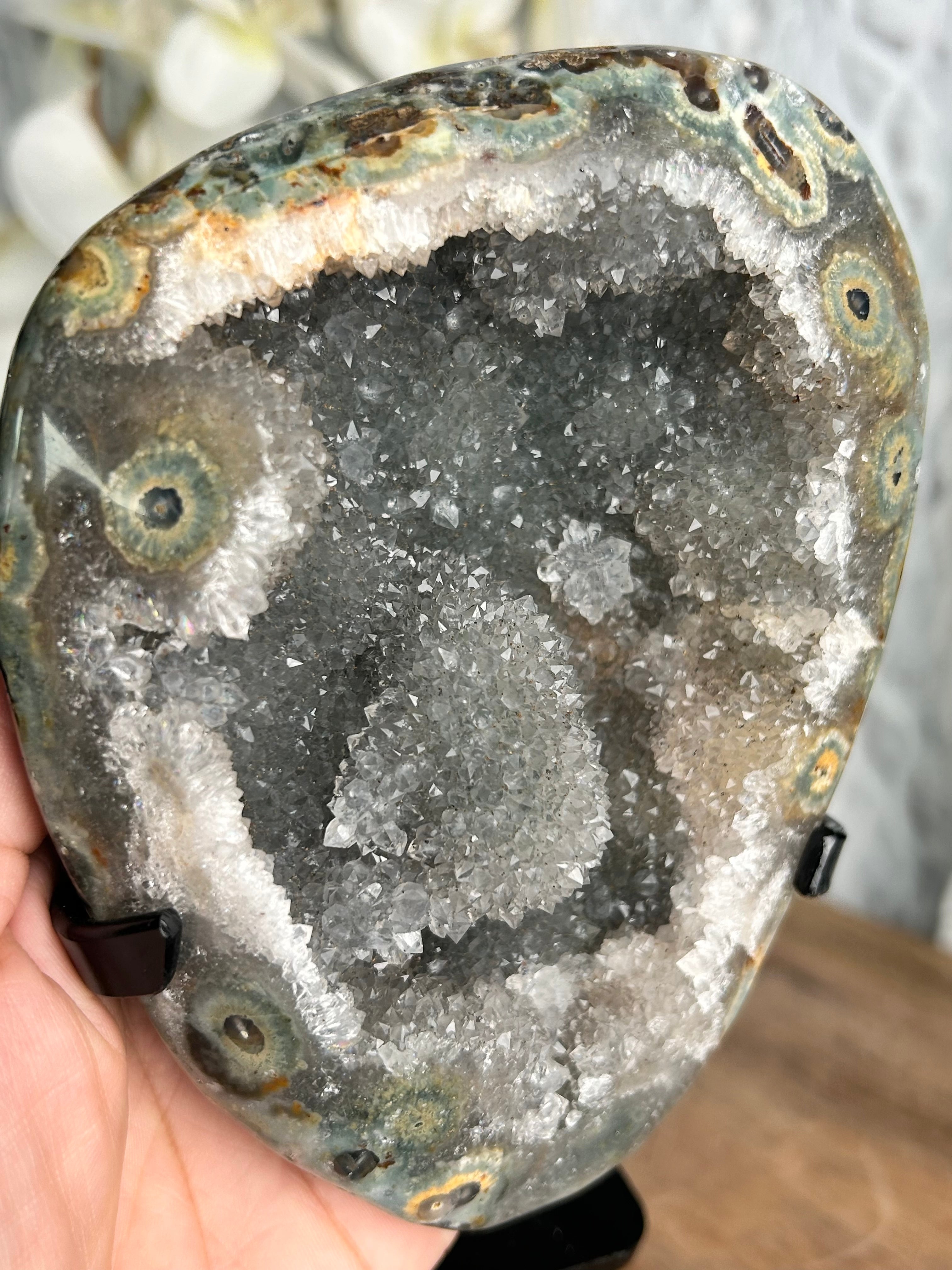 Uruguayan Green Amethyst Geode